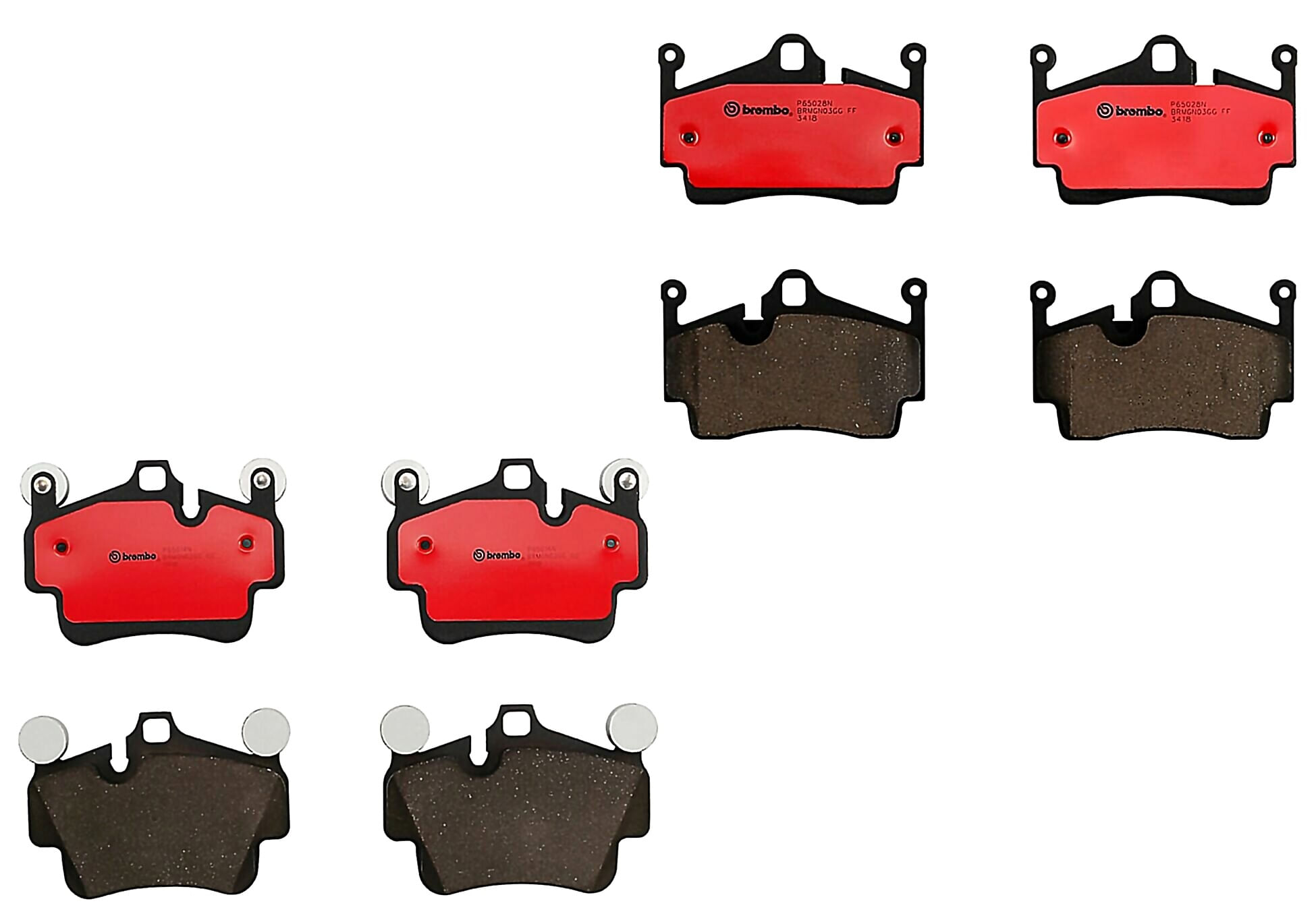 Kit De Balatas Ceramicas Delanteras y Traseras