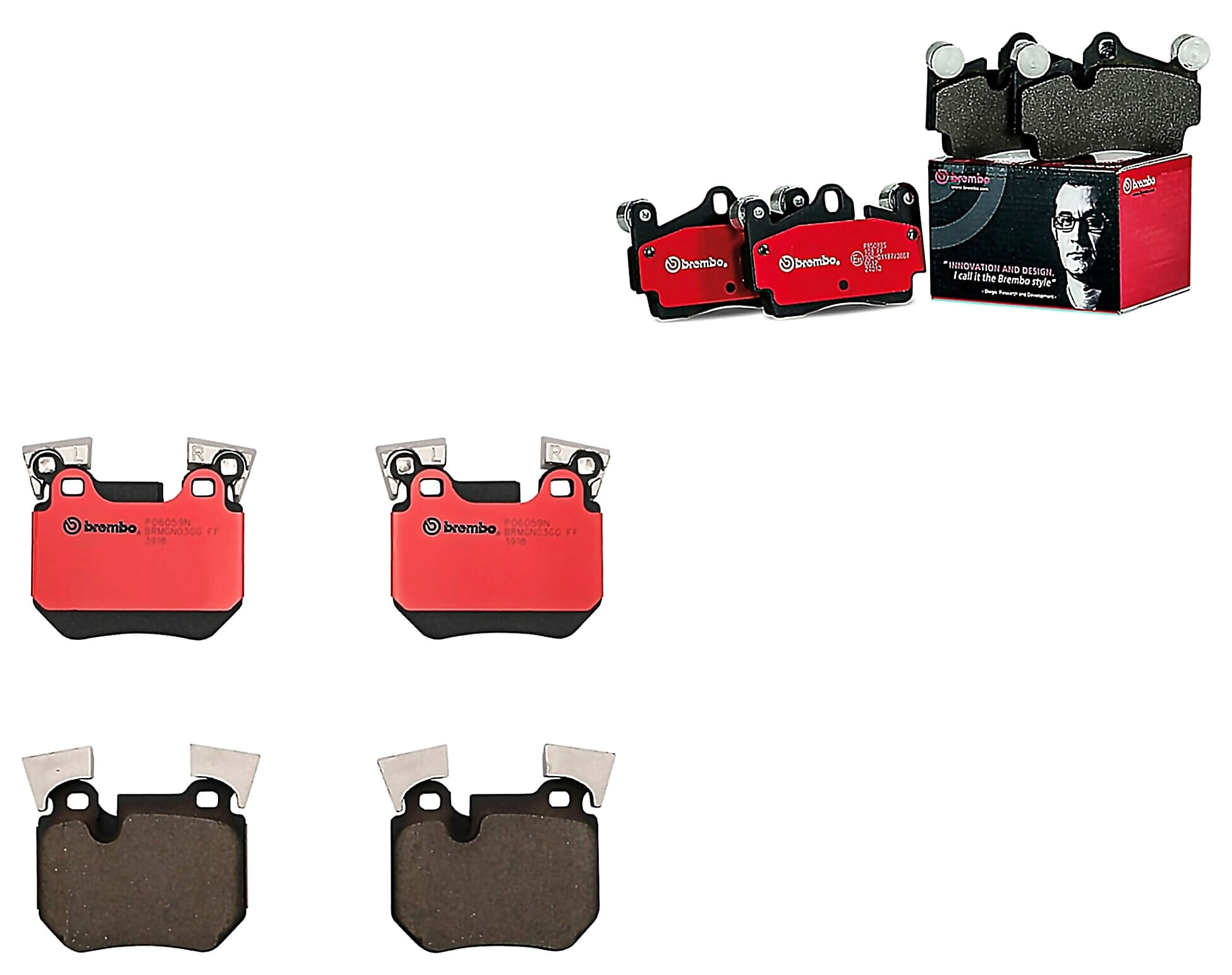Kit De Balatas Ceramicas Delanteras y Traseras