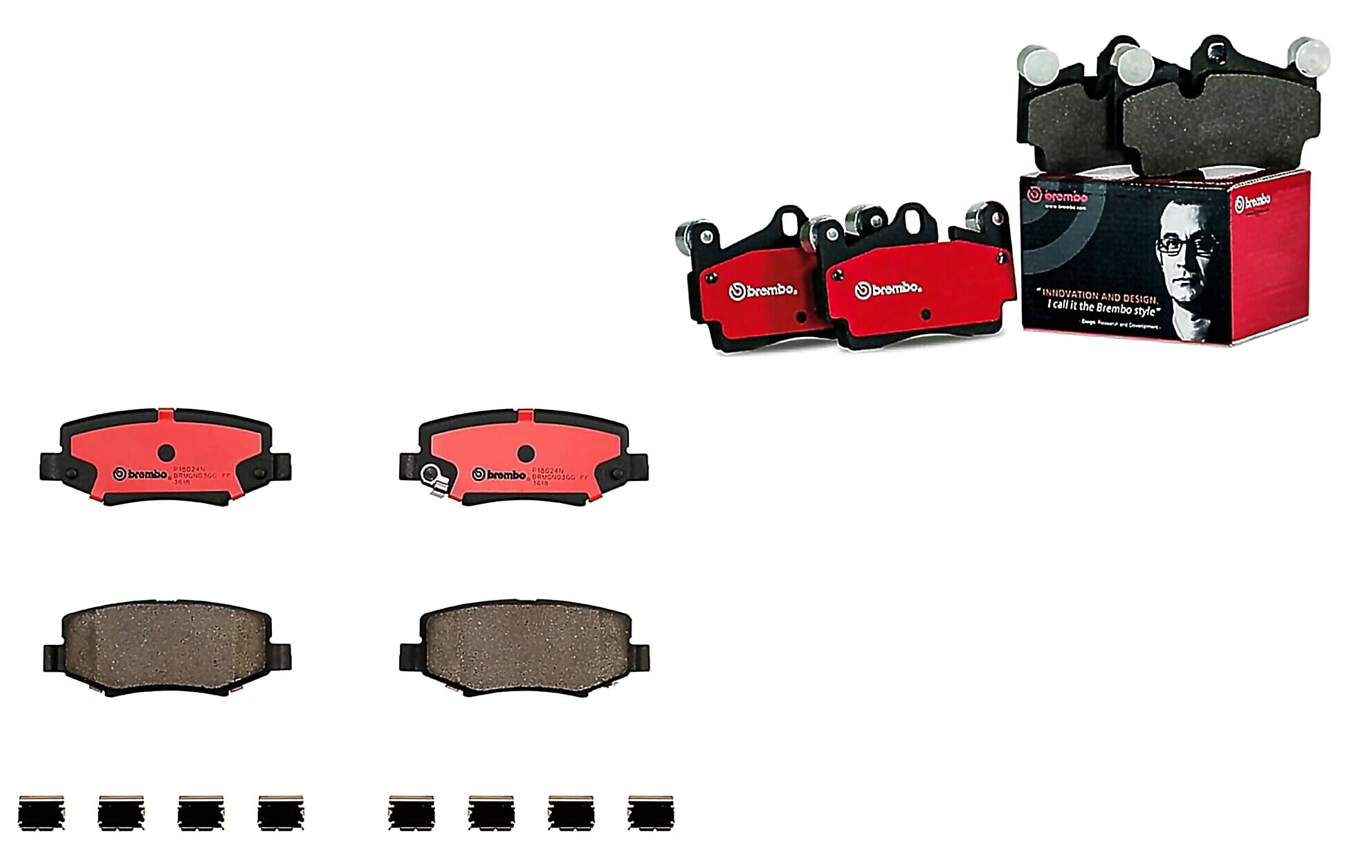 Kit De Balatas Ceramicas Delanteras y Traseras