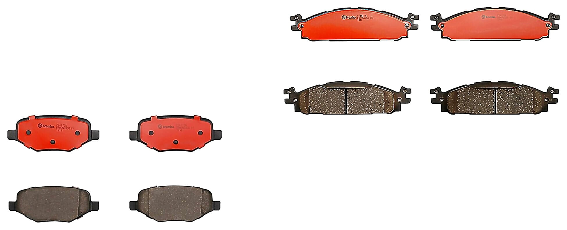 Kit De Balatas Ceramicas Delanteras y Traseras