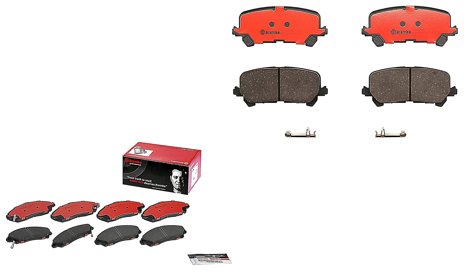 Kit De Balatas Ceramicas Delanteras y Traseras