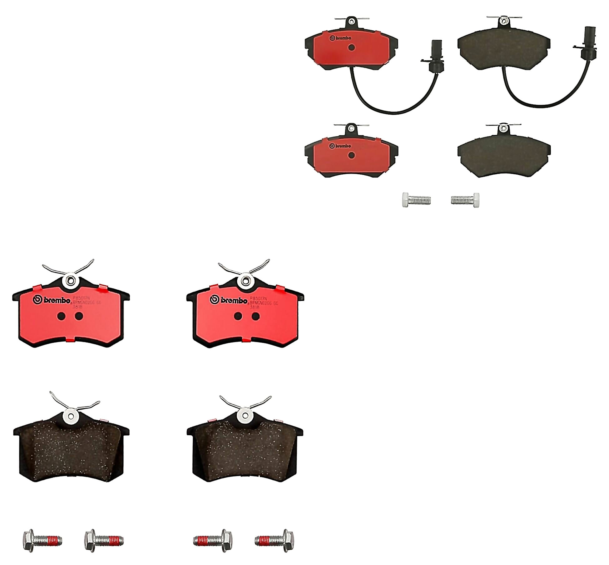 Kit De Balatas Ceramicas Delanteras y Traseras