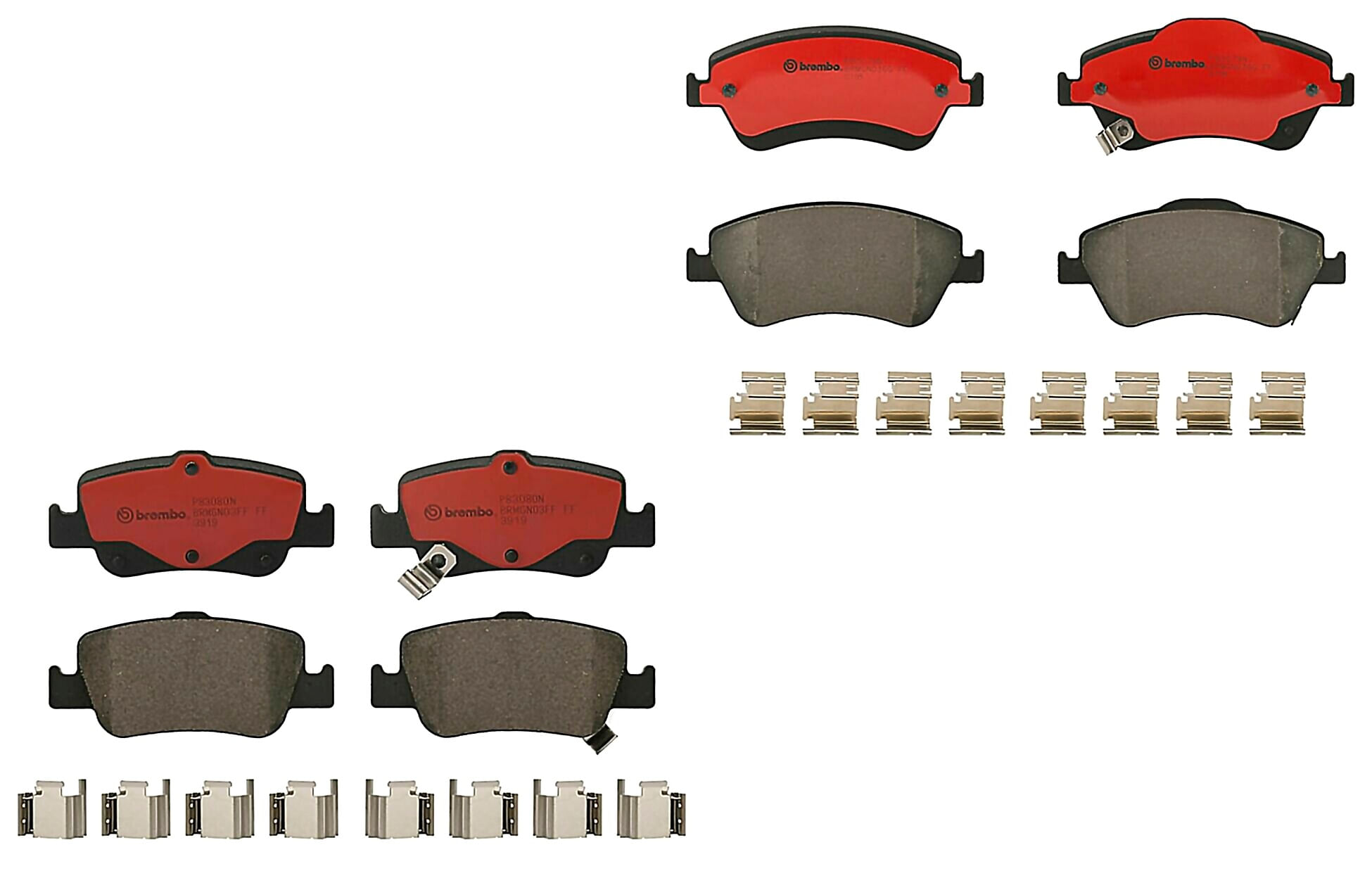 Kit De Balatas Cerámicas Delanteras y Traseras