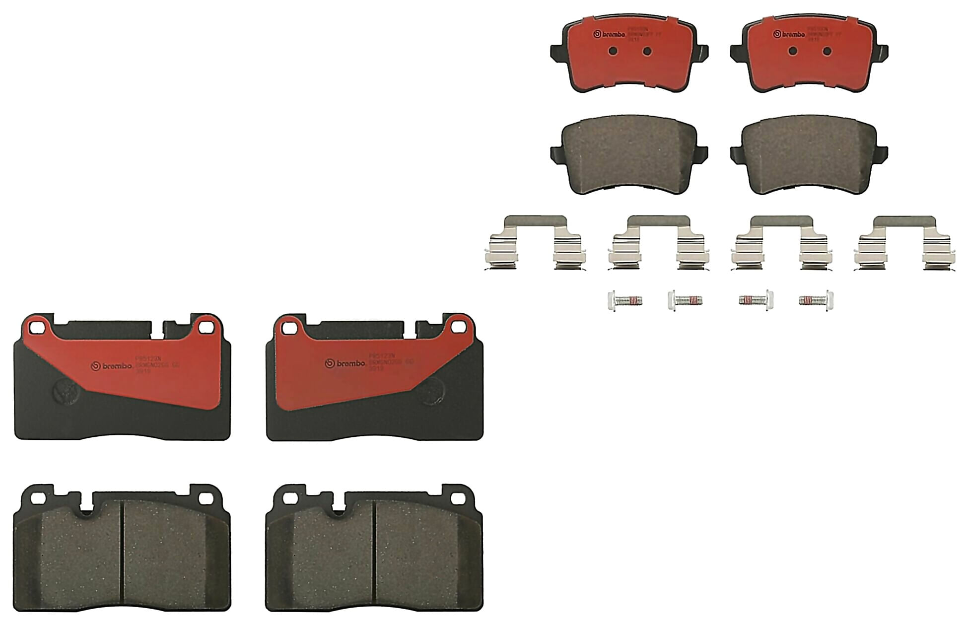 Kit De Balatas Cerámicas Delanteras y Traseras