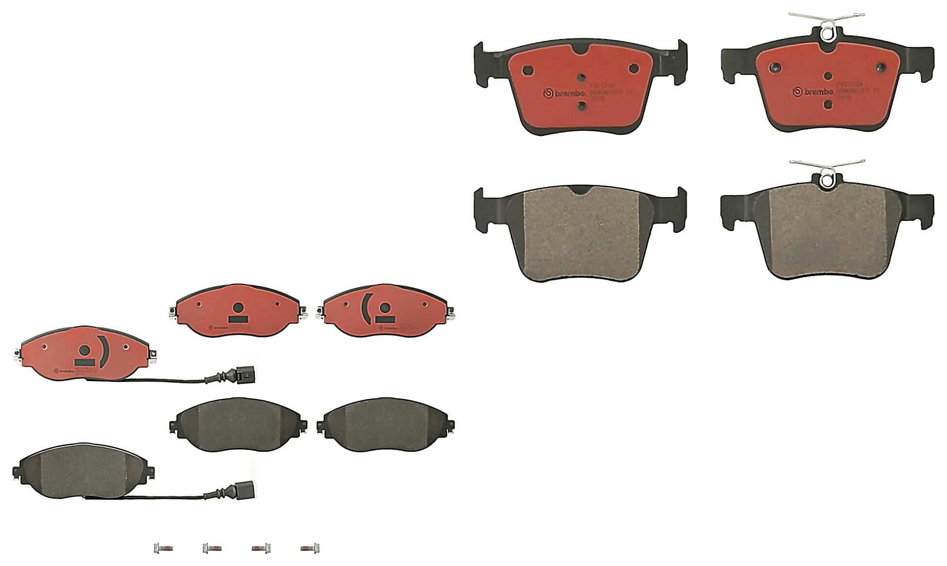 Kit De Balatas Ceramicas Delanteras y Traseras