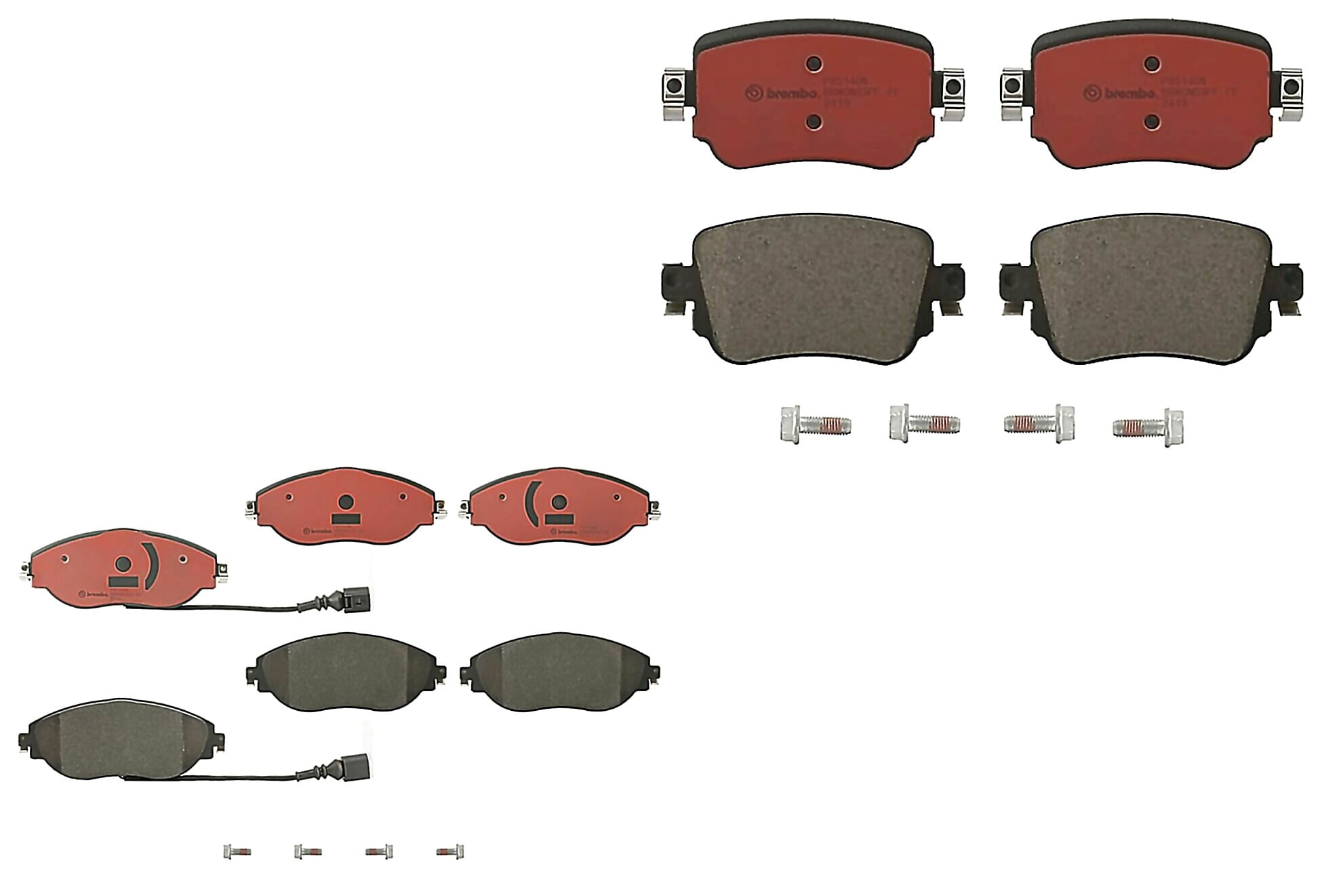 Kit De Balatas Cerámicas Delanteras y Traseras