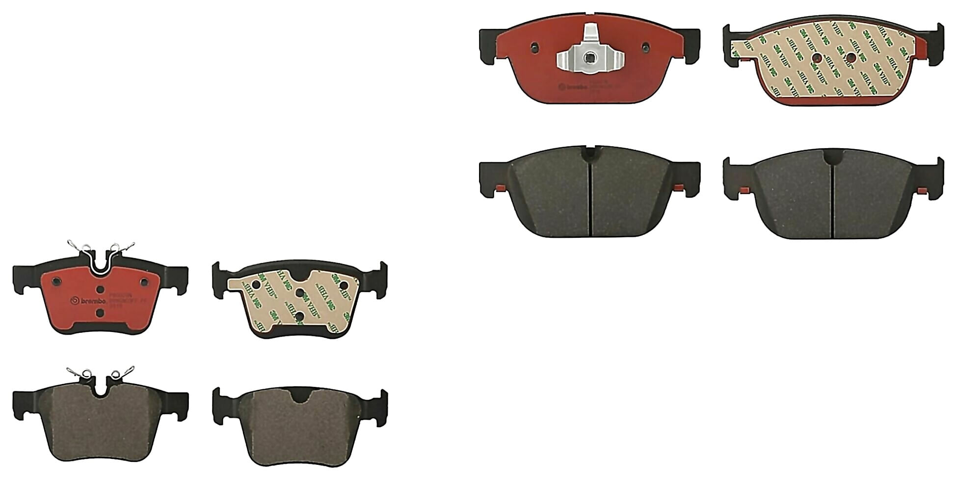 Kit De Balatas Ceramicas Delanteras y Traseras