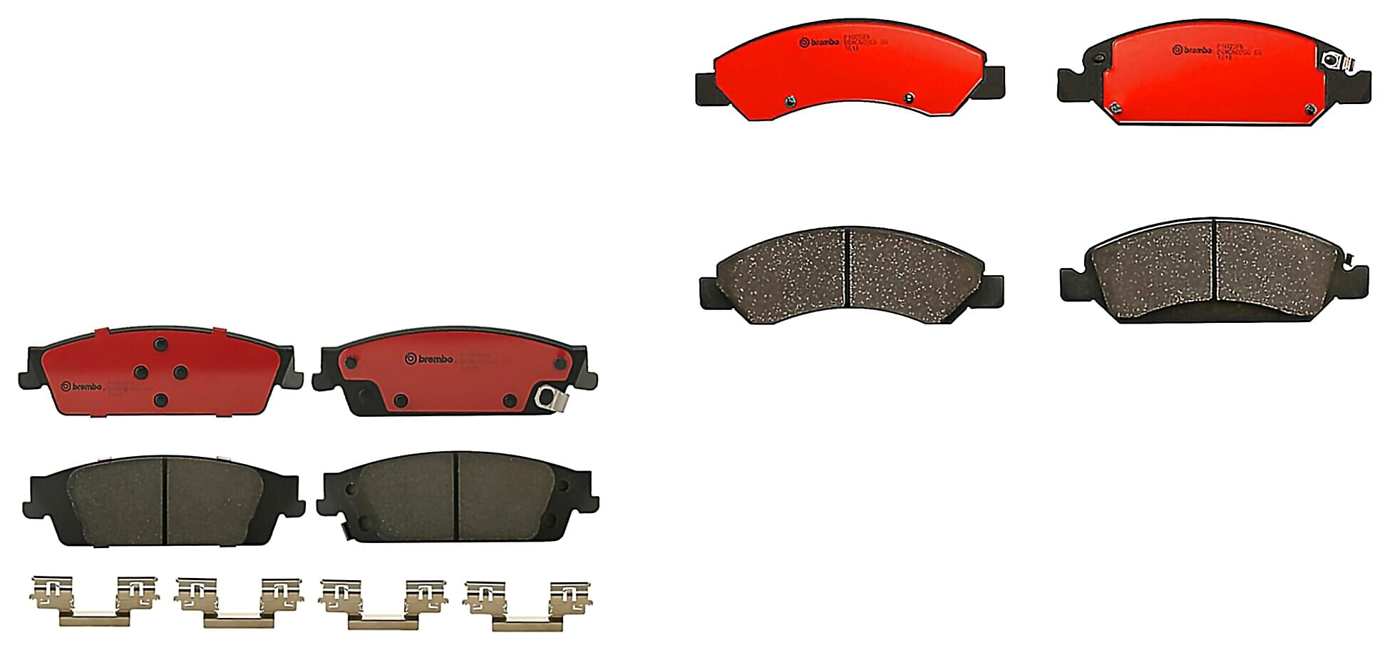 Kit De Balatas Ceramicas Delanteras y Traseras