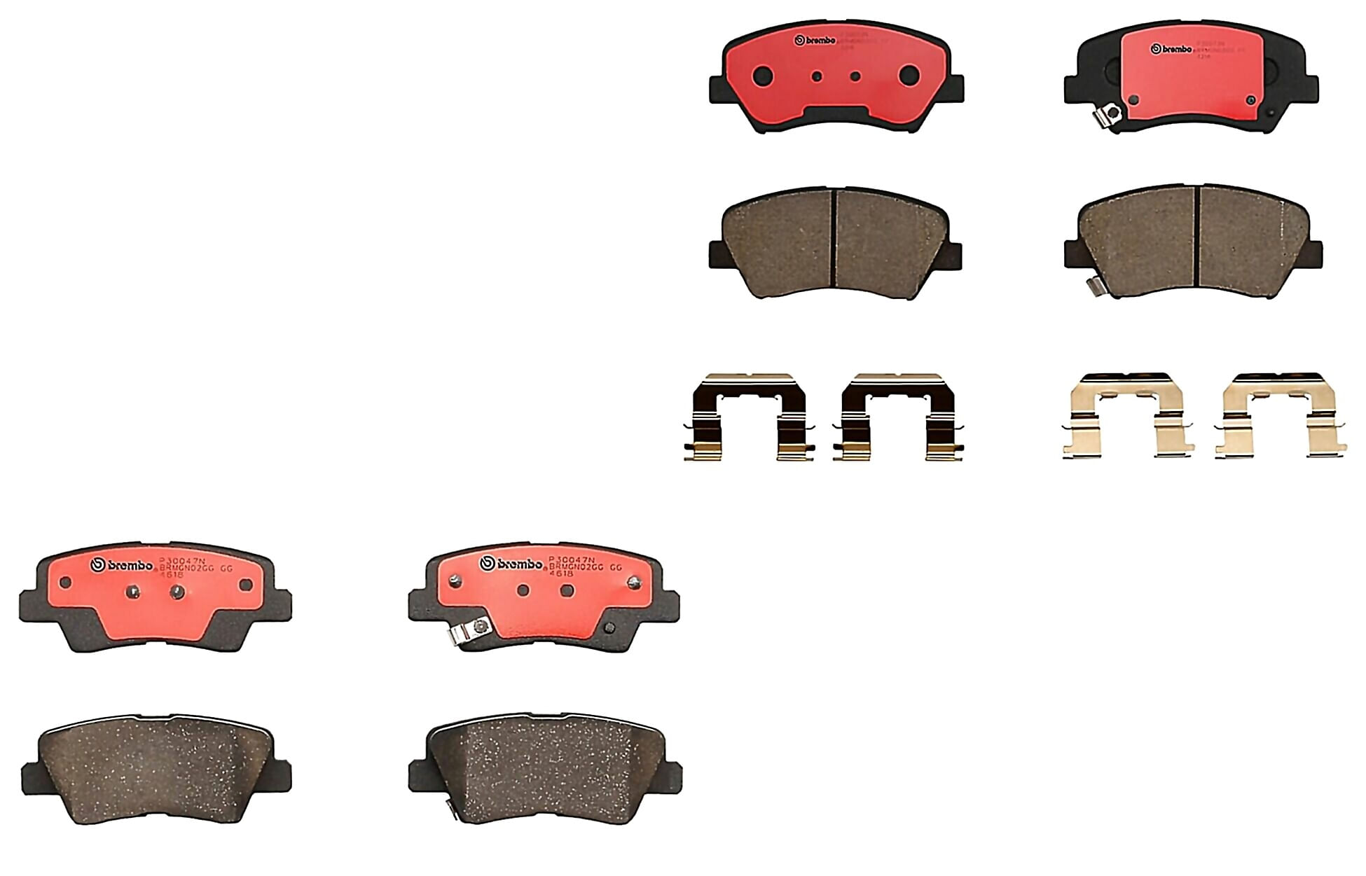 Kit De Balatas Ceramicas Delanteras y Traseras