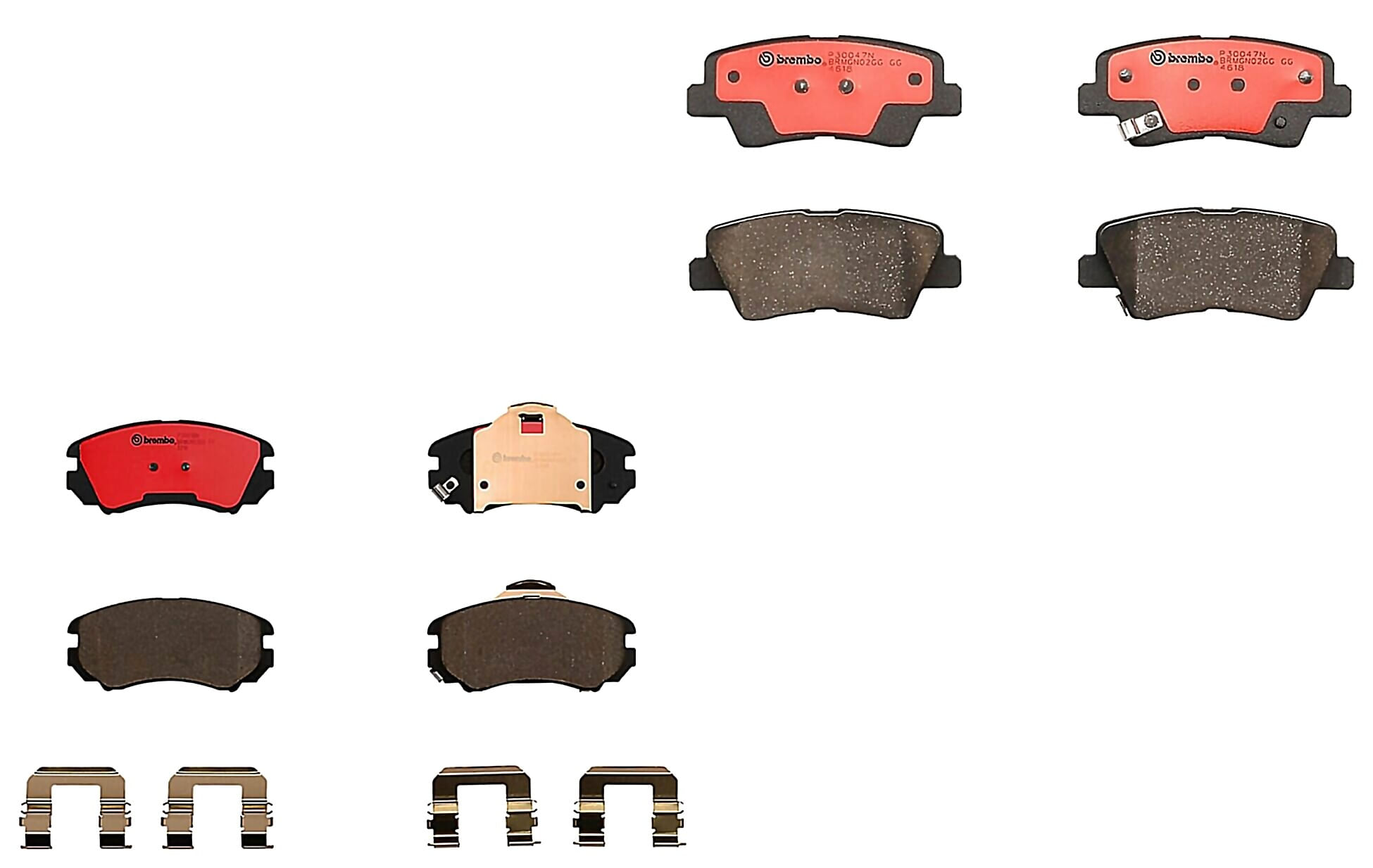 Kit De Balatas Cerámicas Delanteras y Traseras