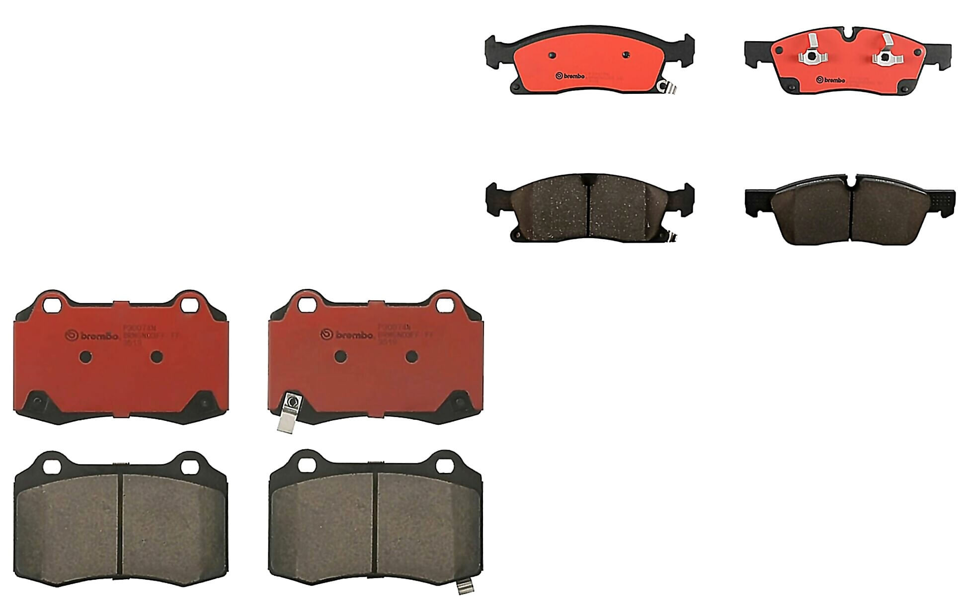 Kit De Balatas Ceramicas Delanteras y Traseras