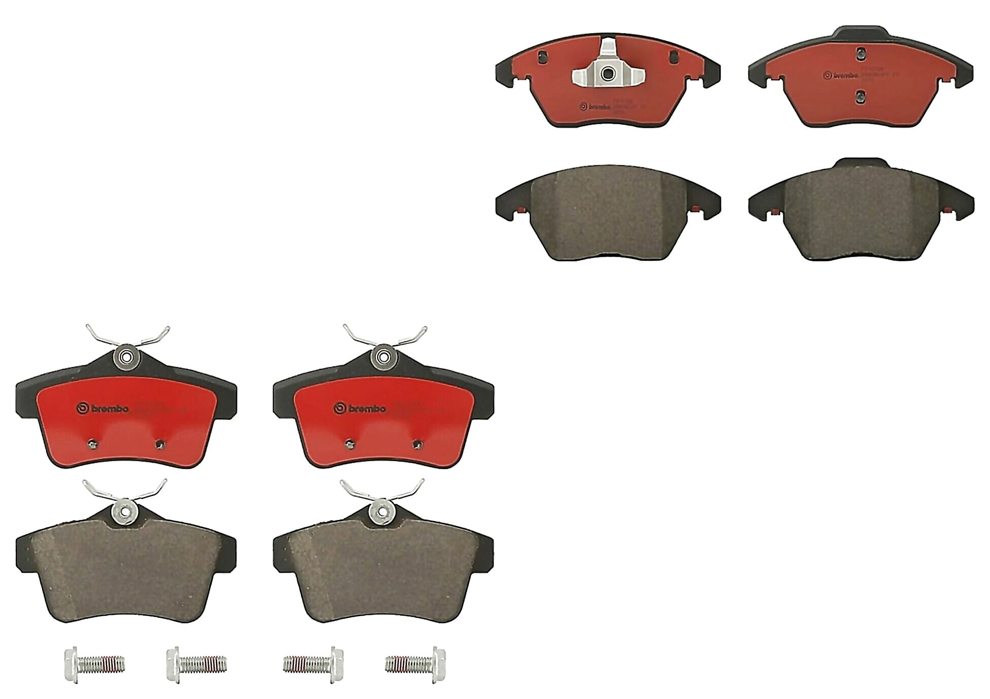 Kit De Balatas Ceramicas Delanteras y Traseras