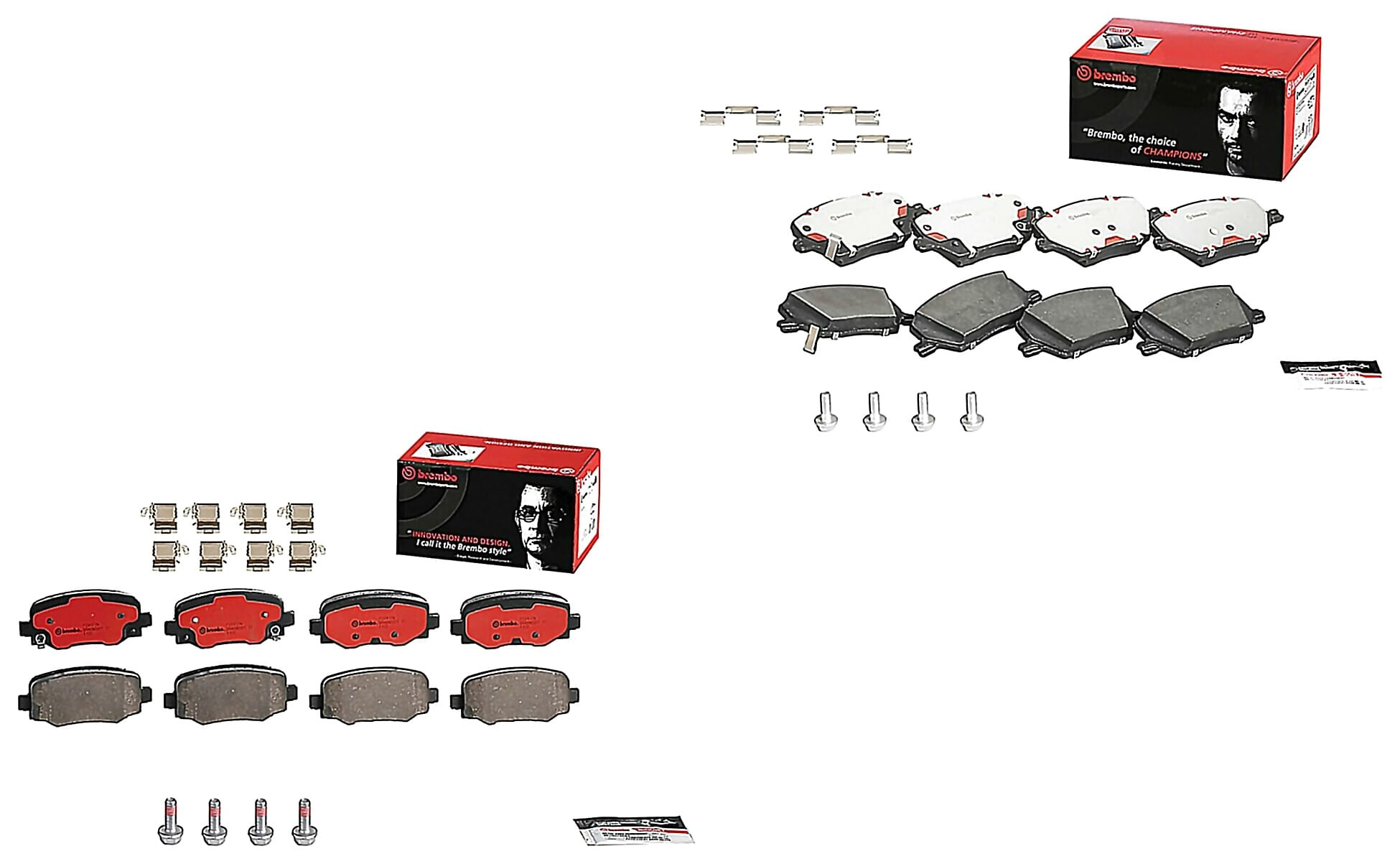 Kit De Balatas Ceramicas Delanteras y Traseras