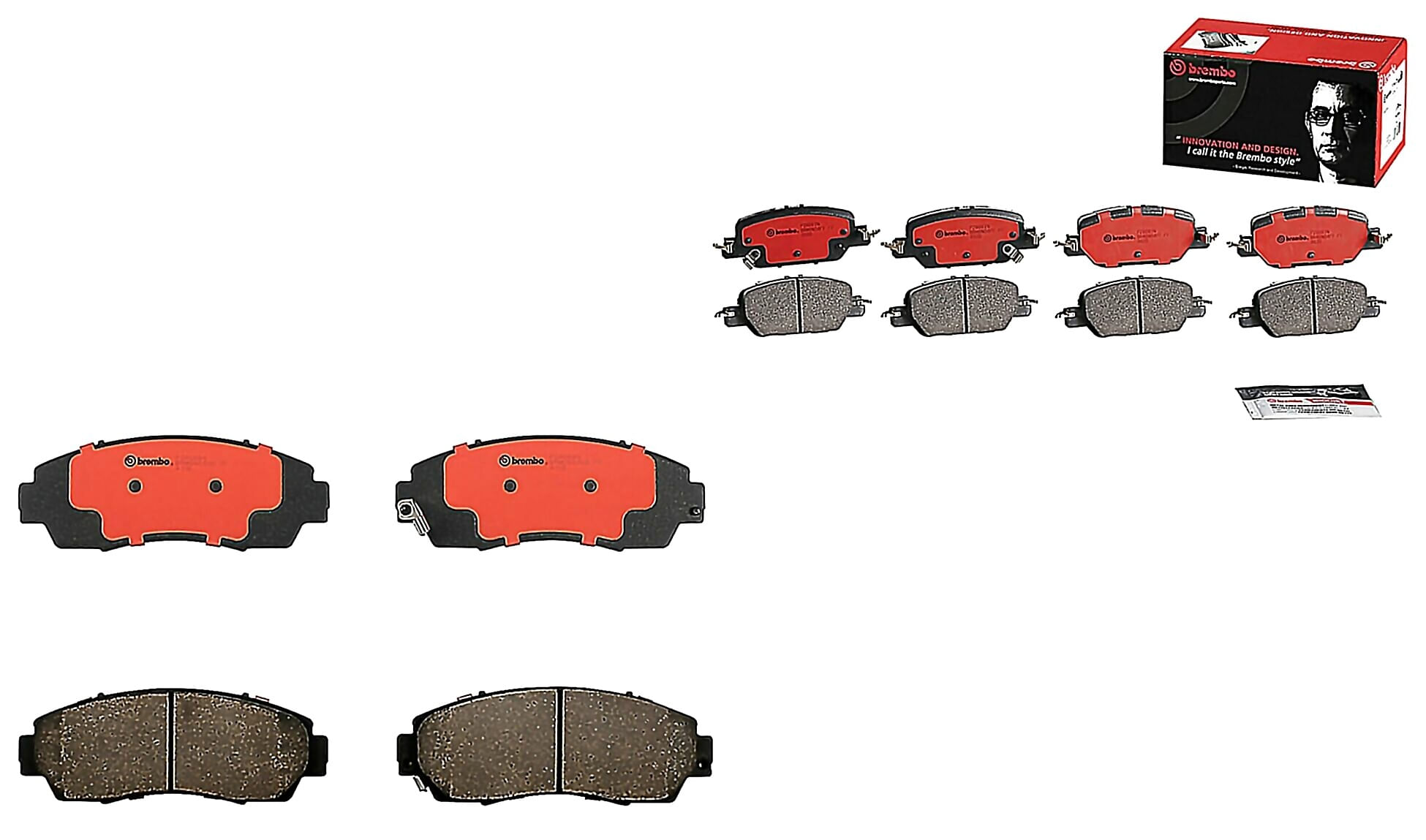 Kit De Balatas Ceramicas Delanteras y Traseras