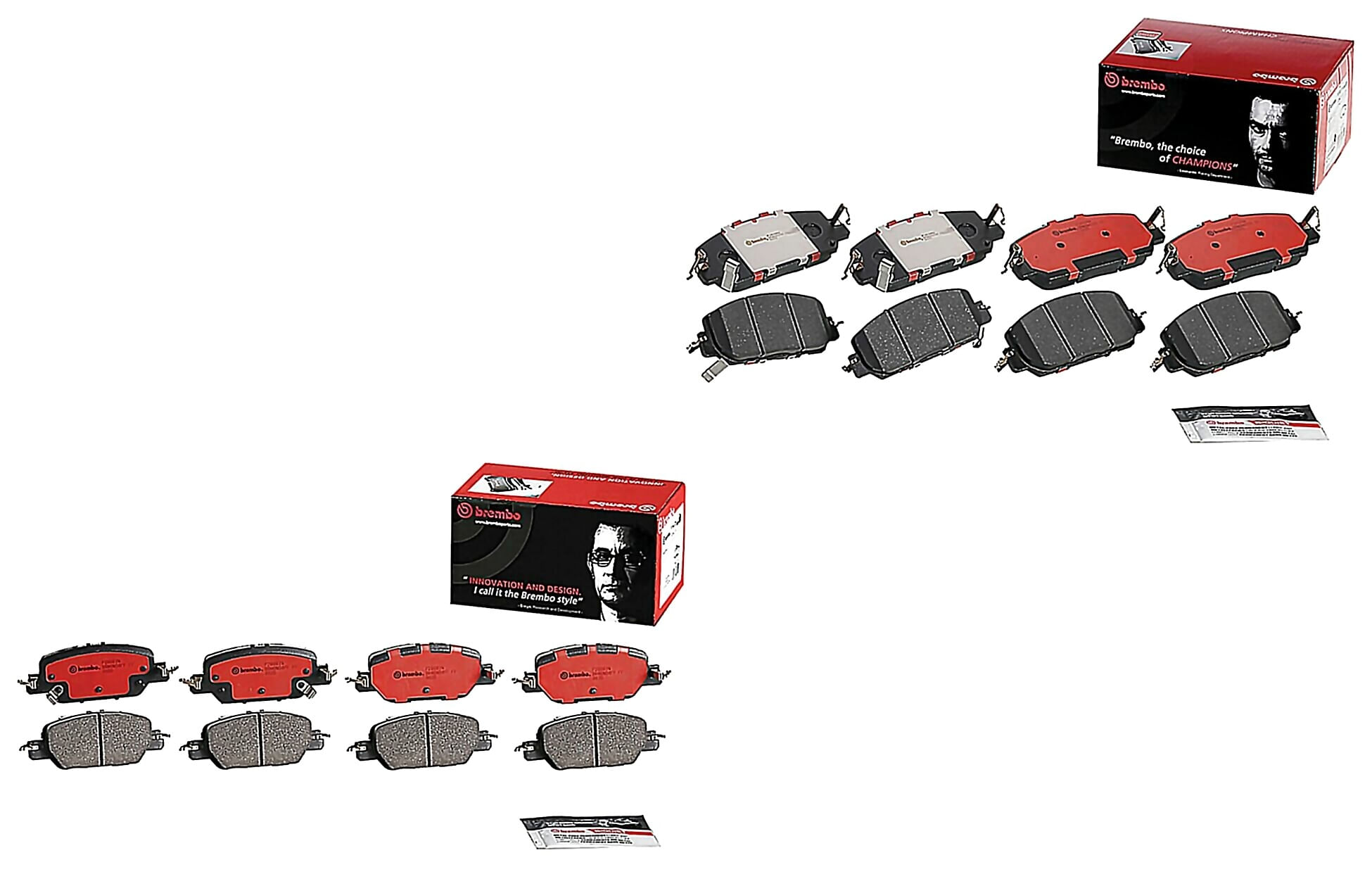 Kit De Balatas Ceramicas Delanteras y Traseras