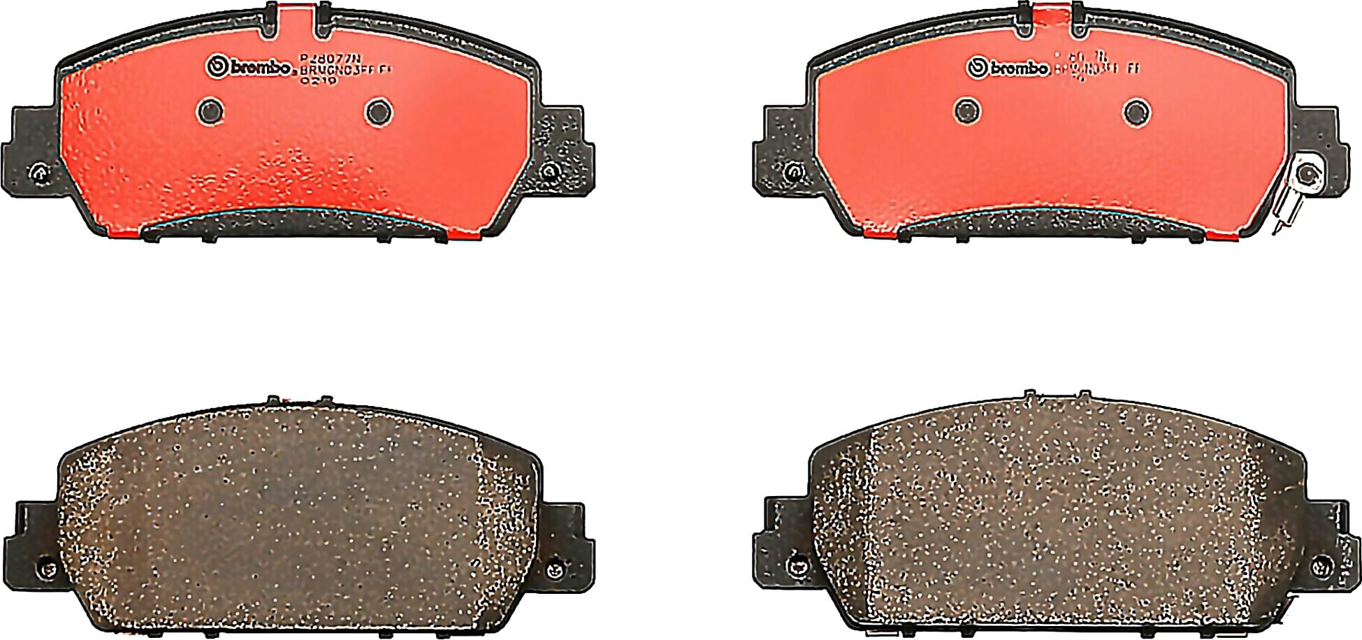 Kit De Balatas Ceramicas Delanteras y Traseras