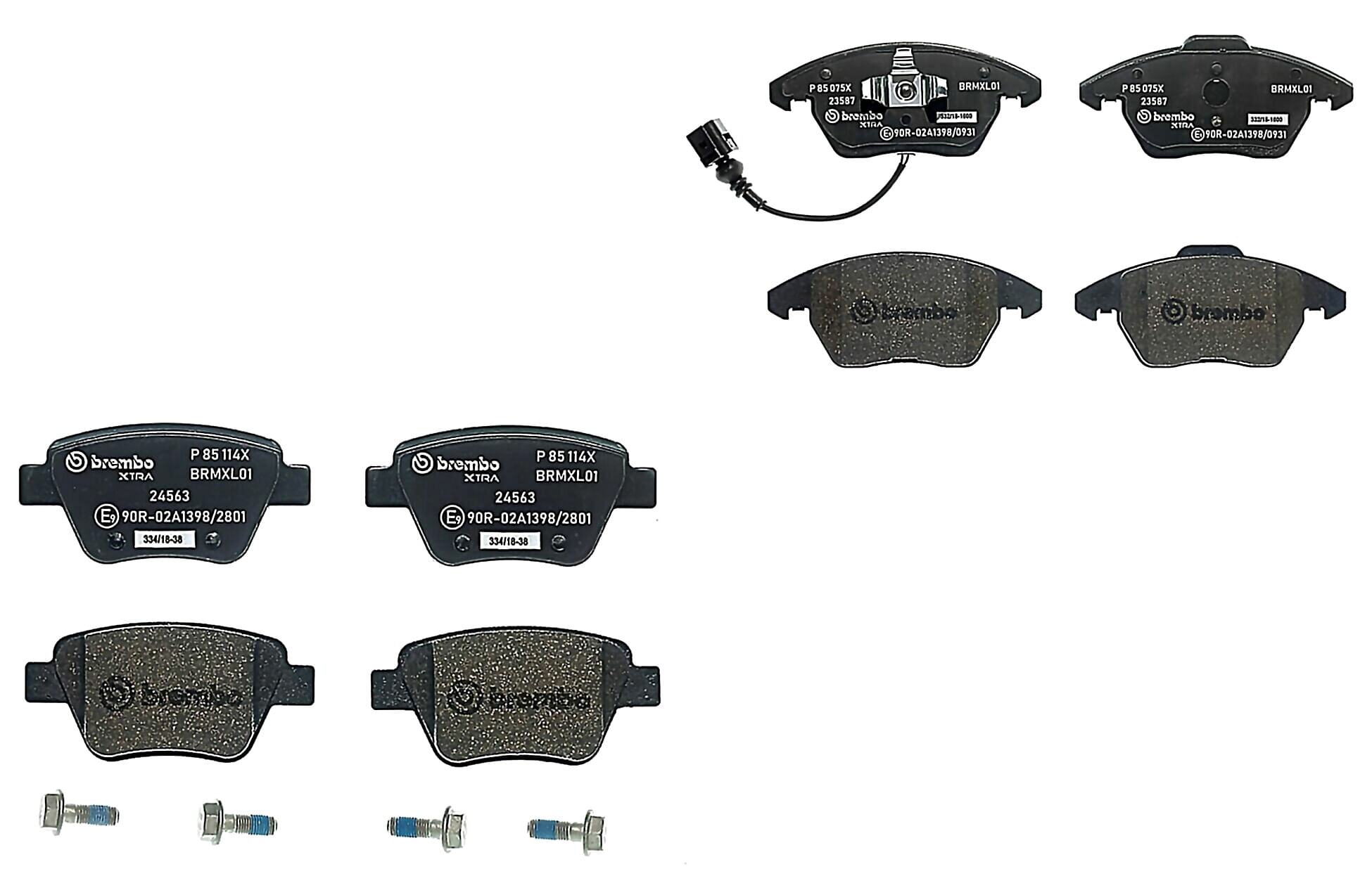 Kit De Balatas Sport Xtra Delanteras y Traseras