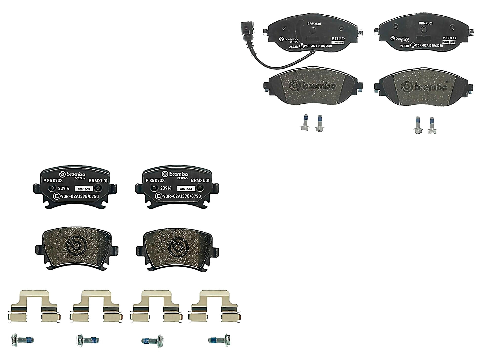 Kit De Balatas Sport Xtra Delanteras y Traseras
