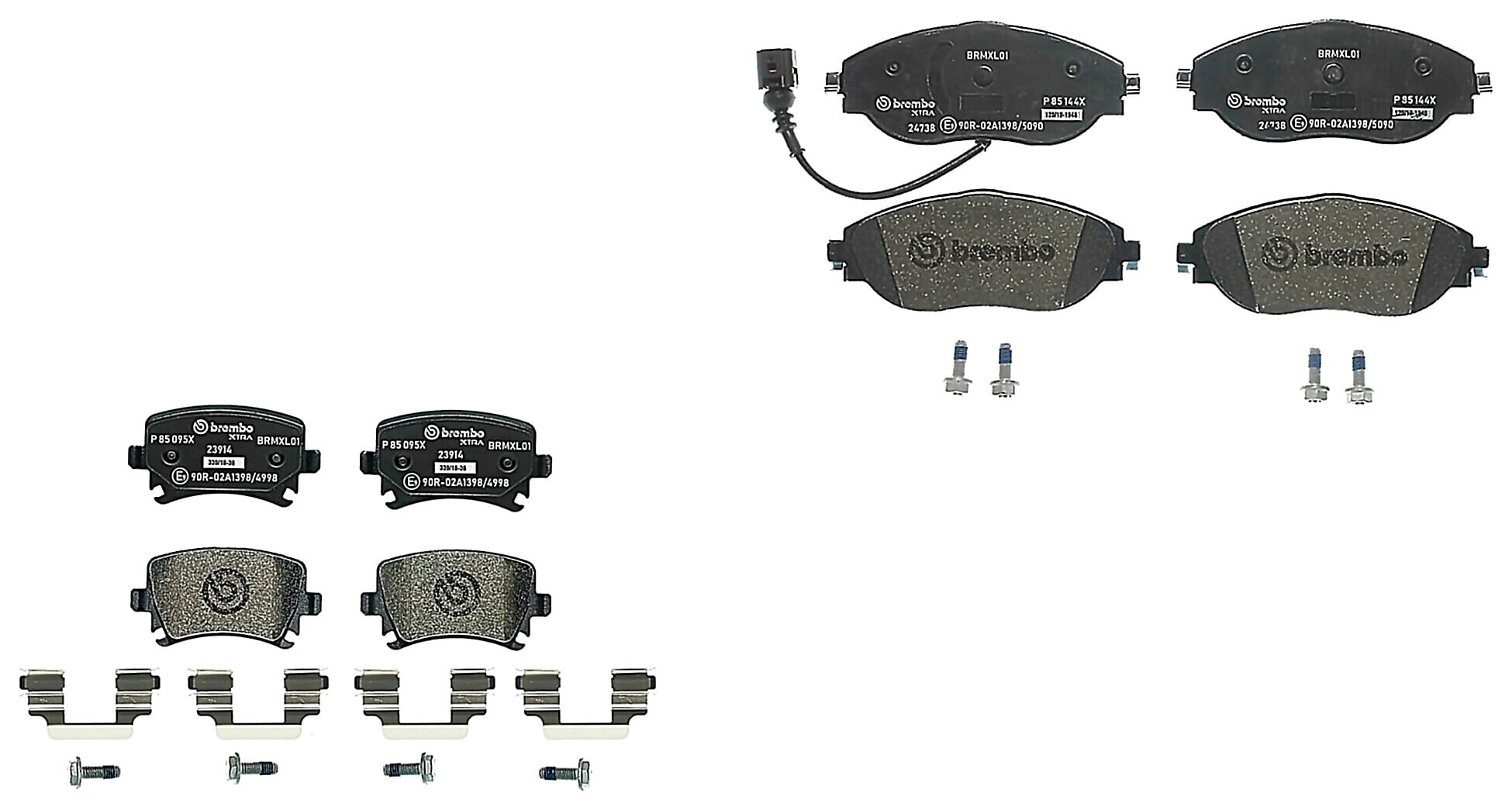 Kit De Balatas Sport Xtra Delanteras y Traseras