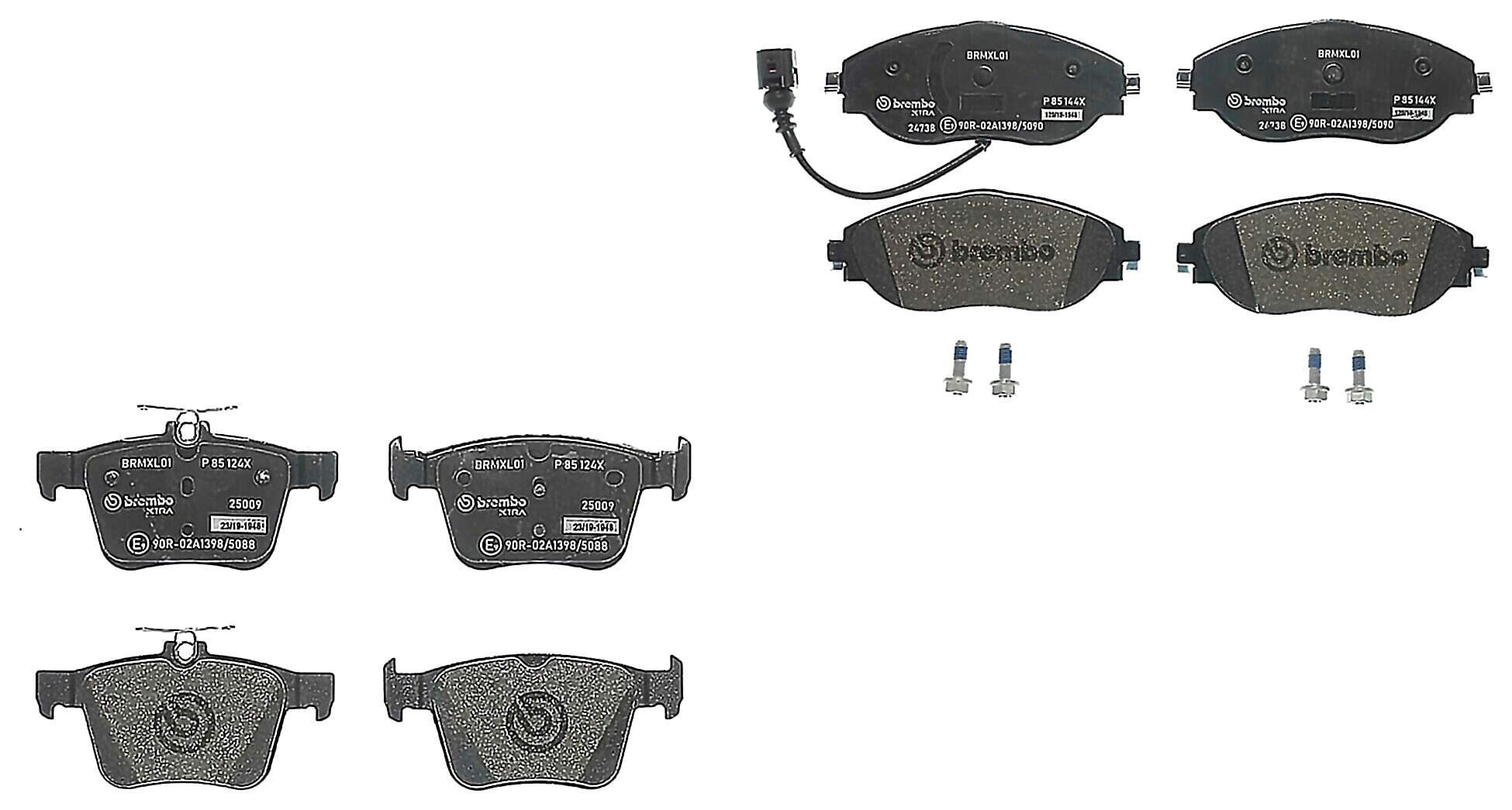 Kit De Balatas Sport Xtra Delanteras y Traseras