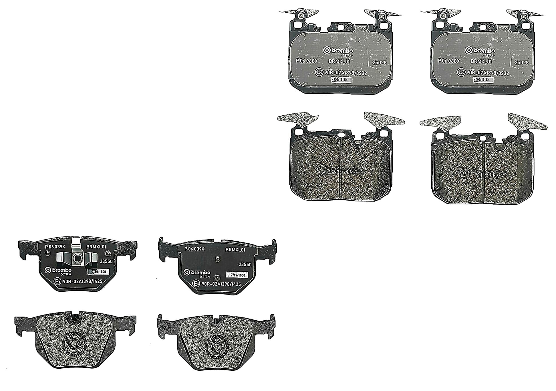 Kit De Balatas Sport Xtra Delanteras y Traseras