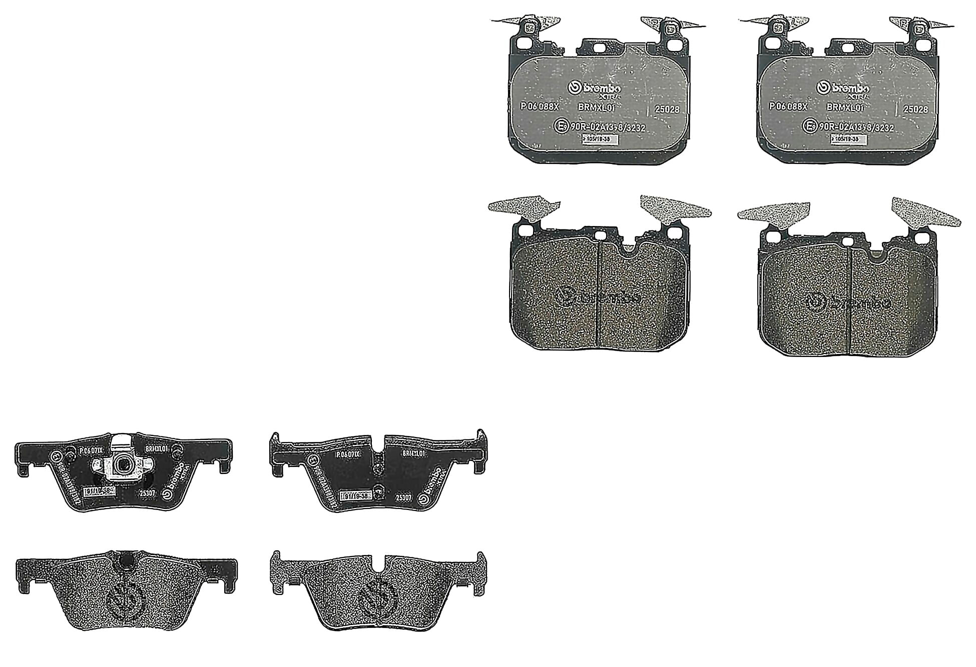 Kit De Balatas Sport Xtra Delanteras y Traseras