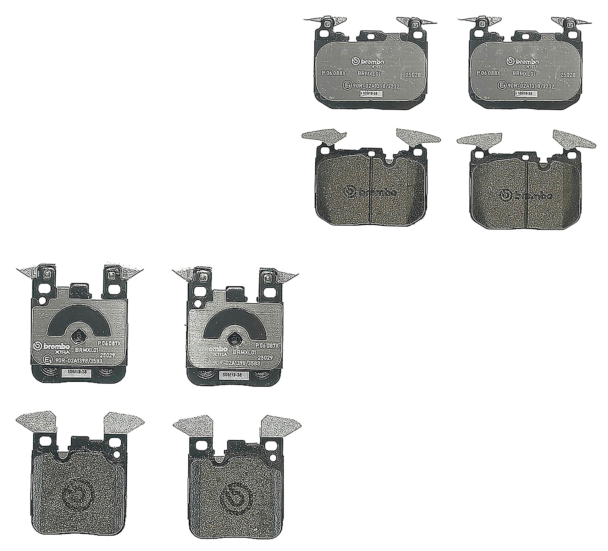 Kit De Balatas Sport Xtra Delanteras y Traseras