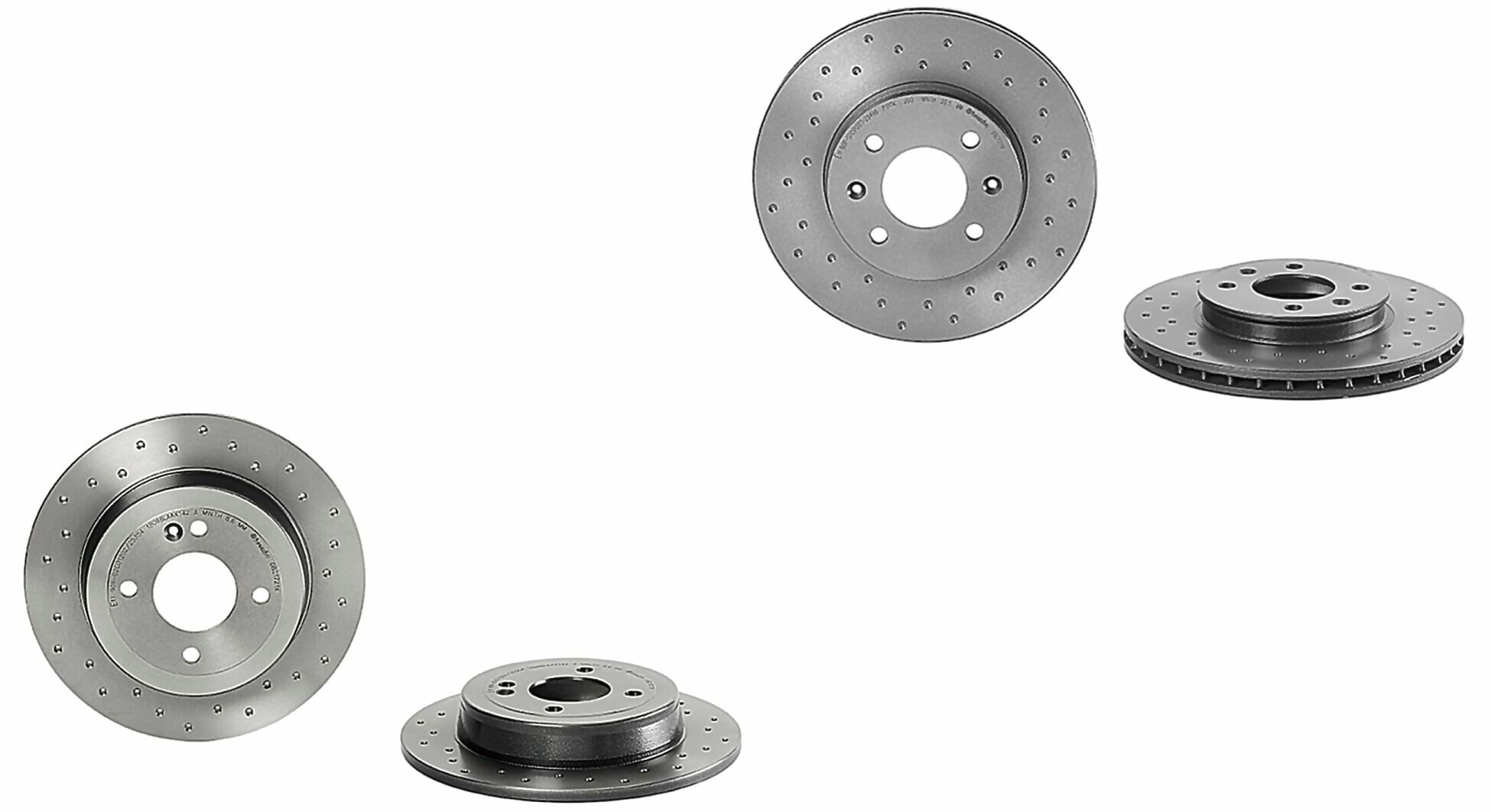 Kit De 4 Discos Hiperventilados