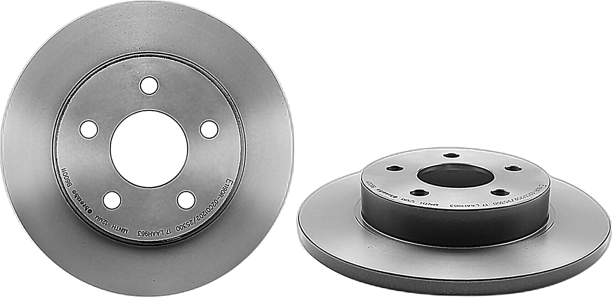 Par De Discos Sólidos Traseros