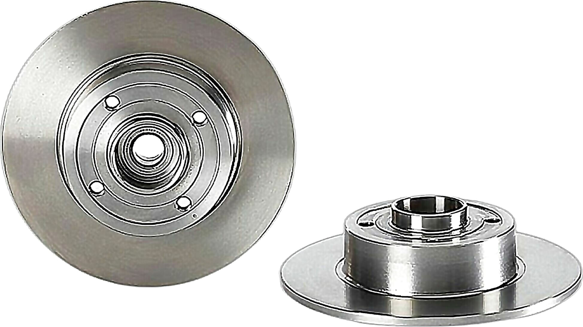 Par De Discos Sólidos Traseros
