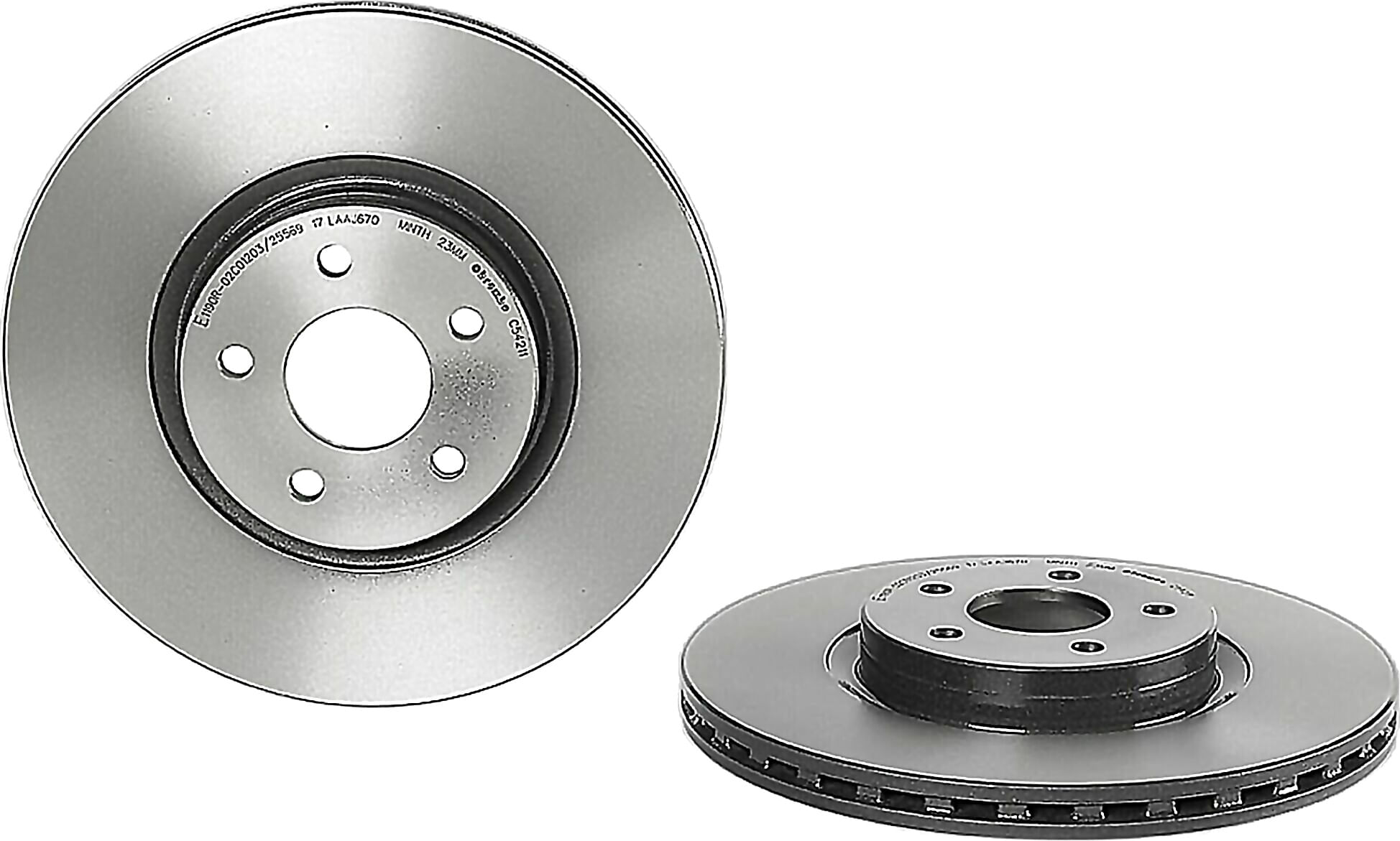 Par De Discos Ventilados Delanteros