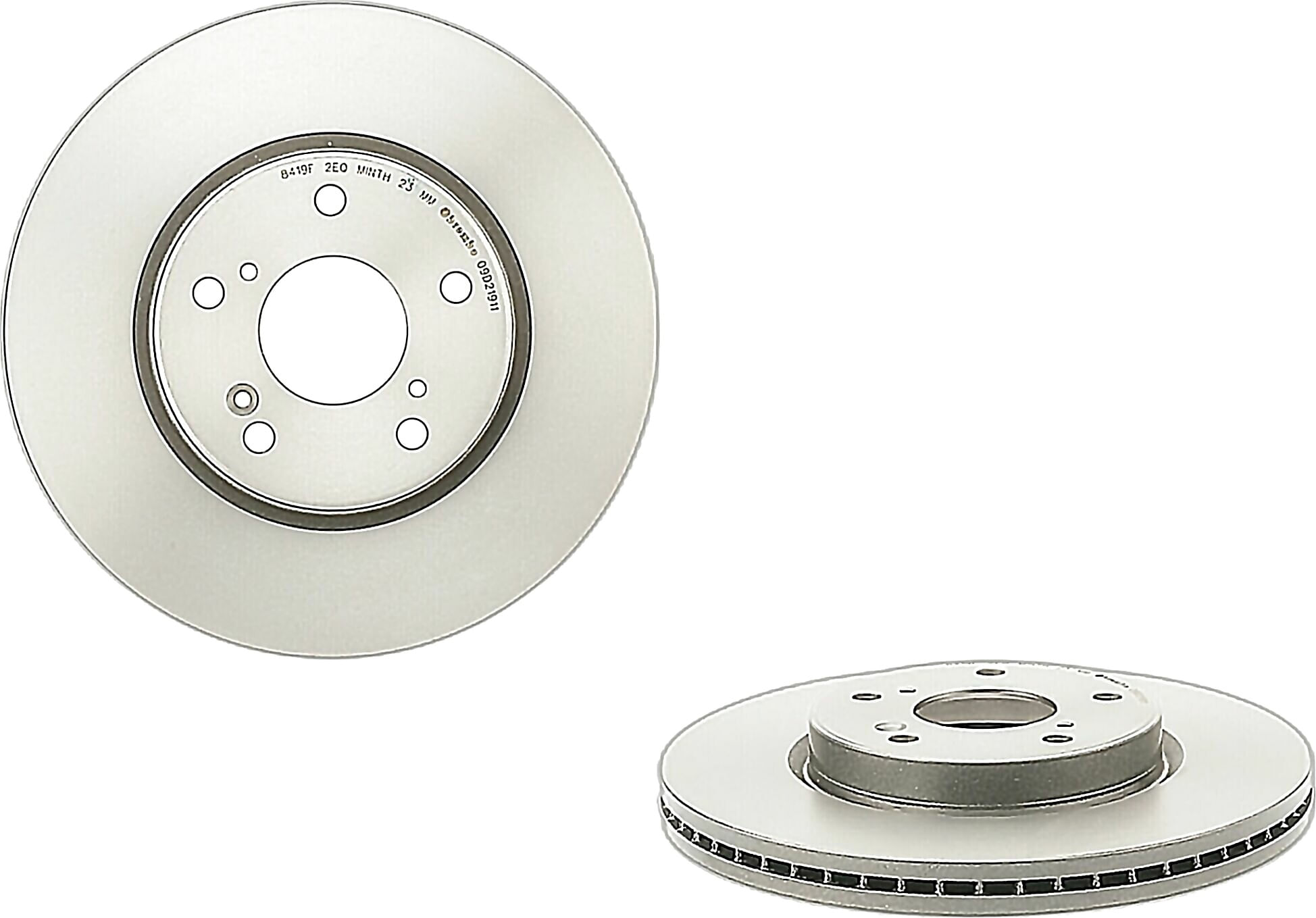 Par De Discos Ventilados Delanteros