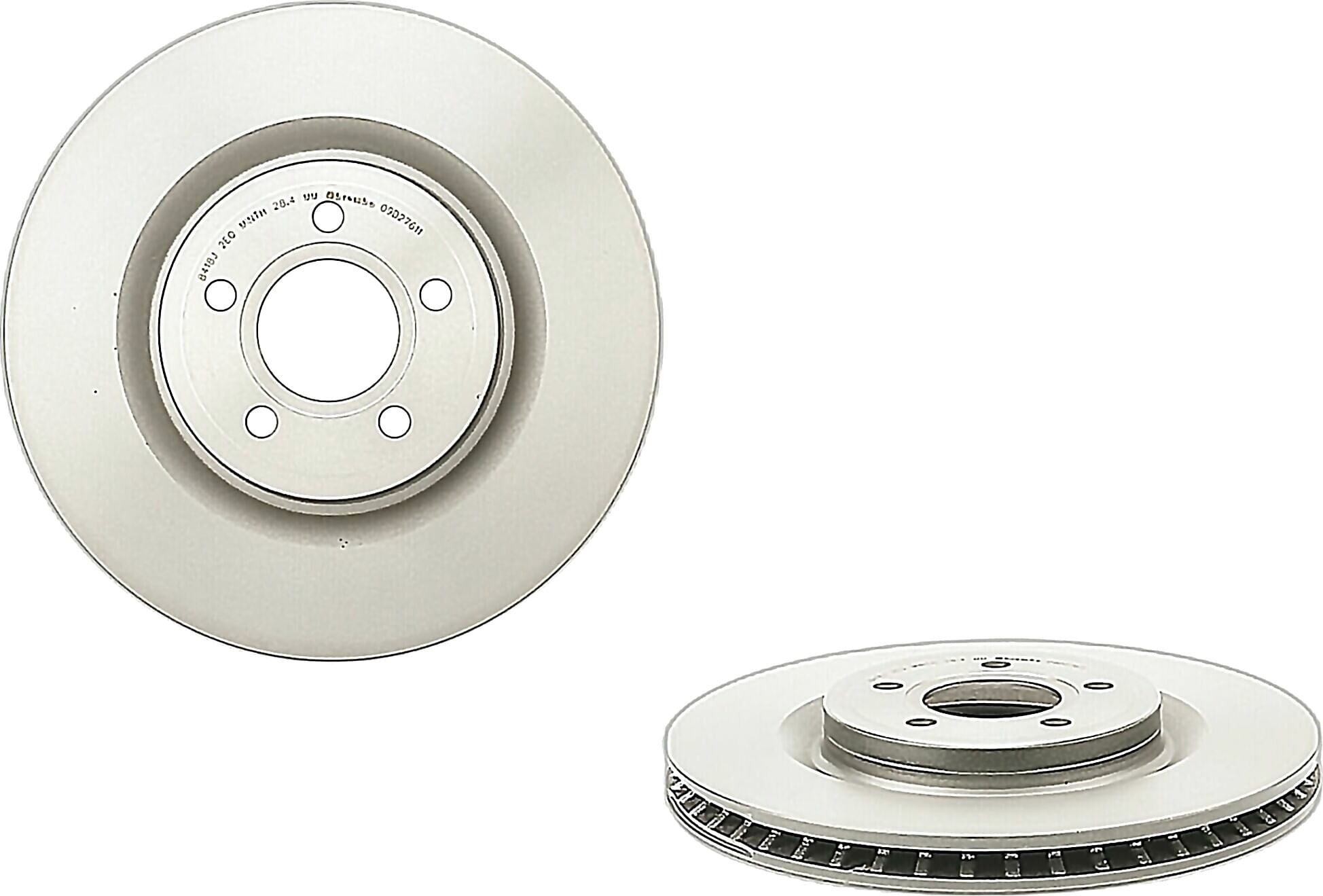 Par De Discos Ventilados Delanteros
