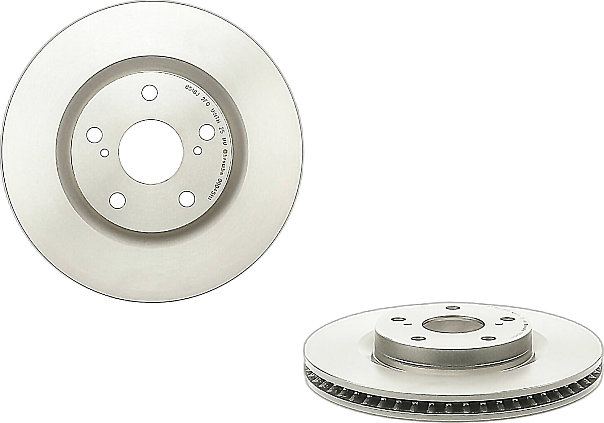 Par De Discos Ventilados Delanteros