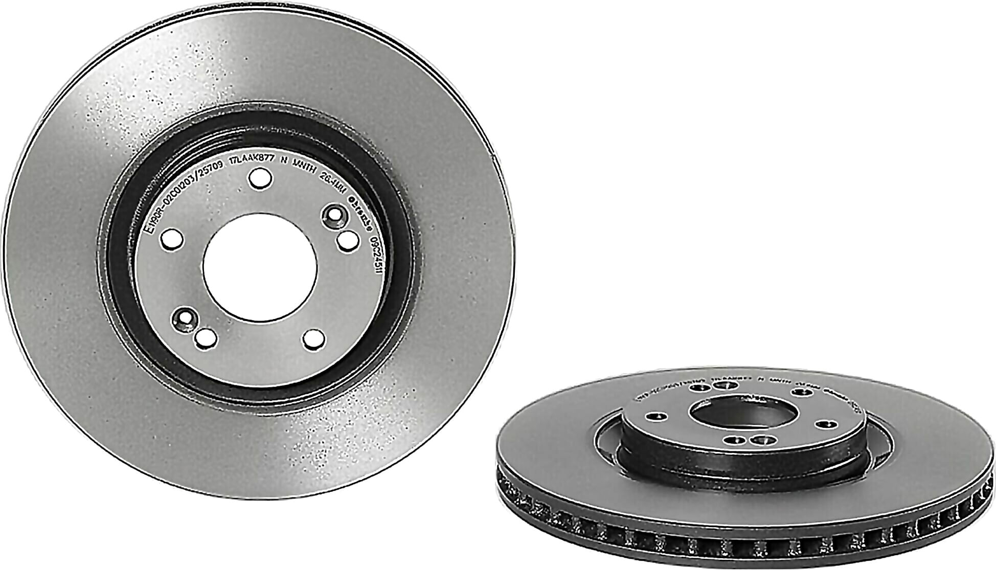 Par De Discos Ventilados Delanteros