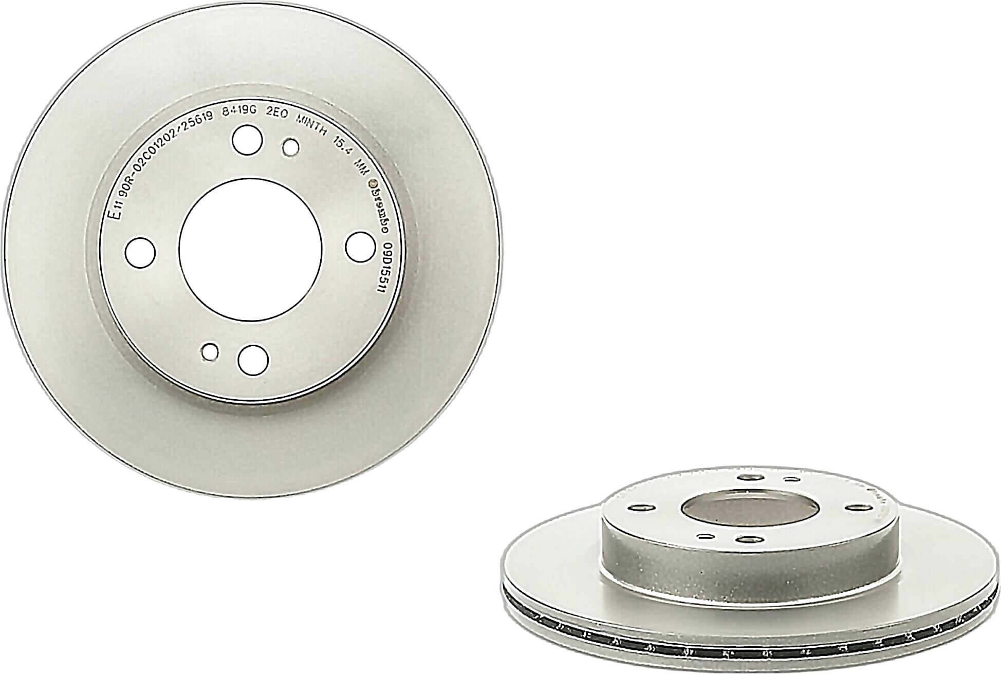 Par De Discos Ventilados Delanteros
