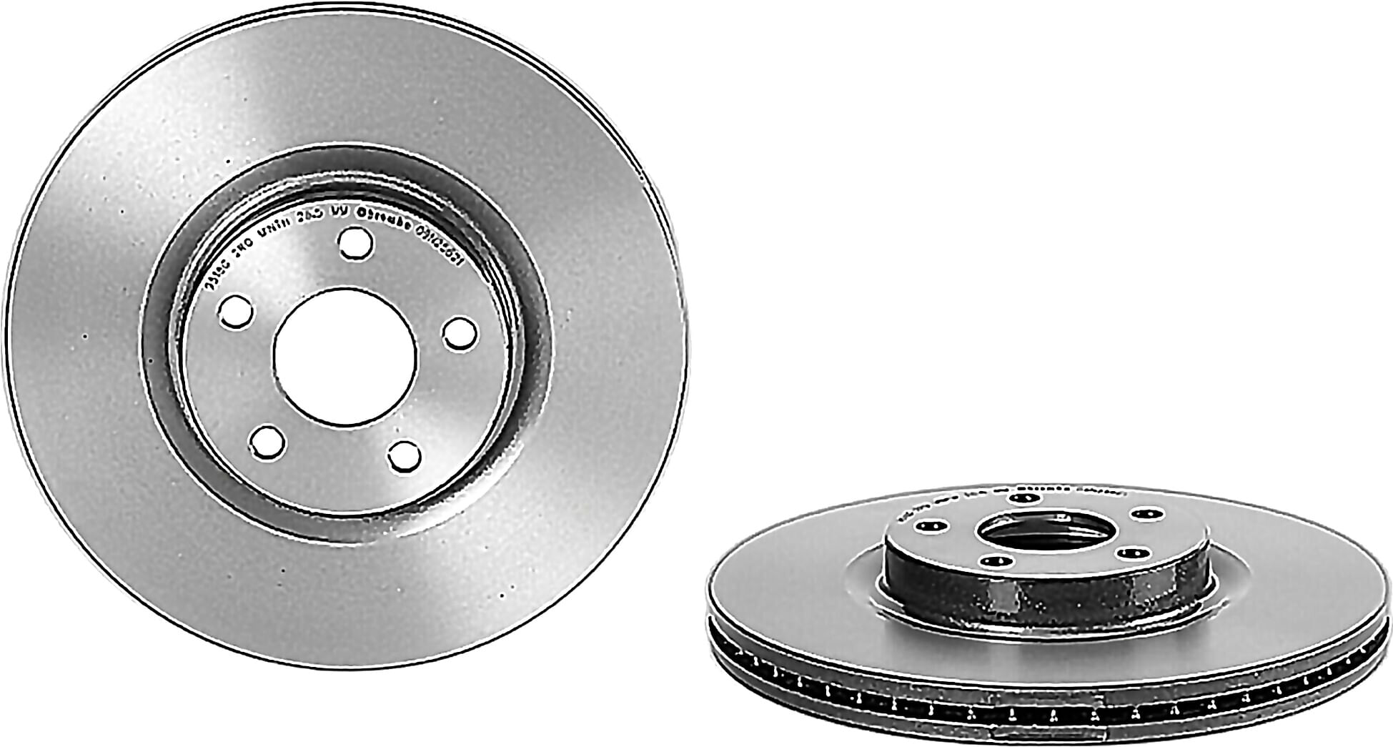 Par De Discos Ventilados Delanteros