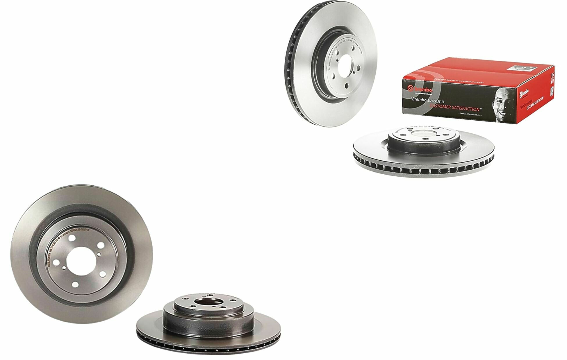 Kit De 4 Discos Ventilados