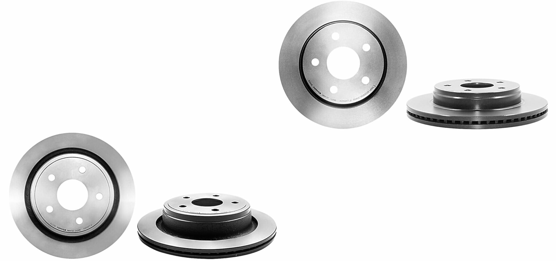 Kit De 4 Discos Ventilados