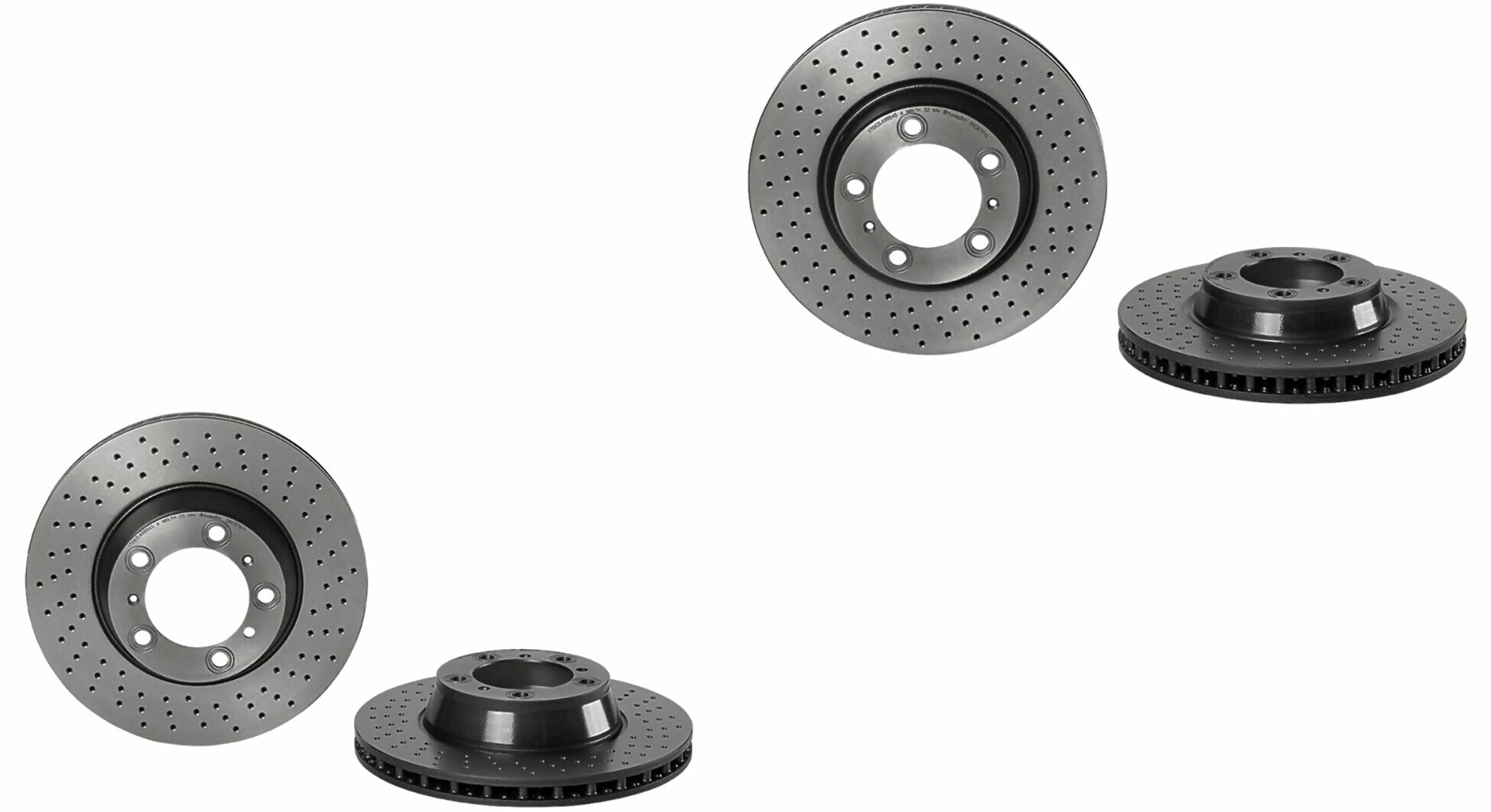 Kit De 4 Discos Ventilados
