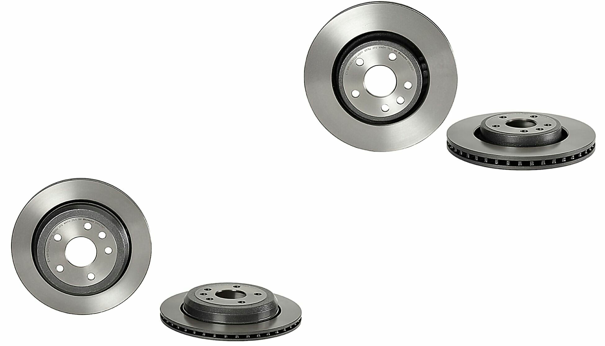 Kit De 4 Discos Ventilados