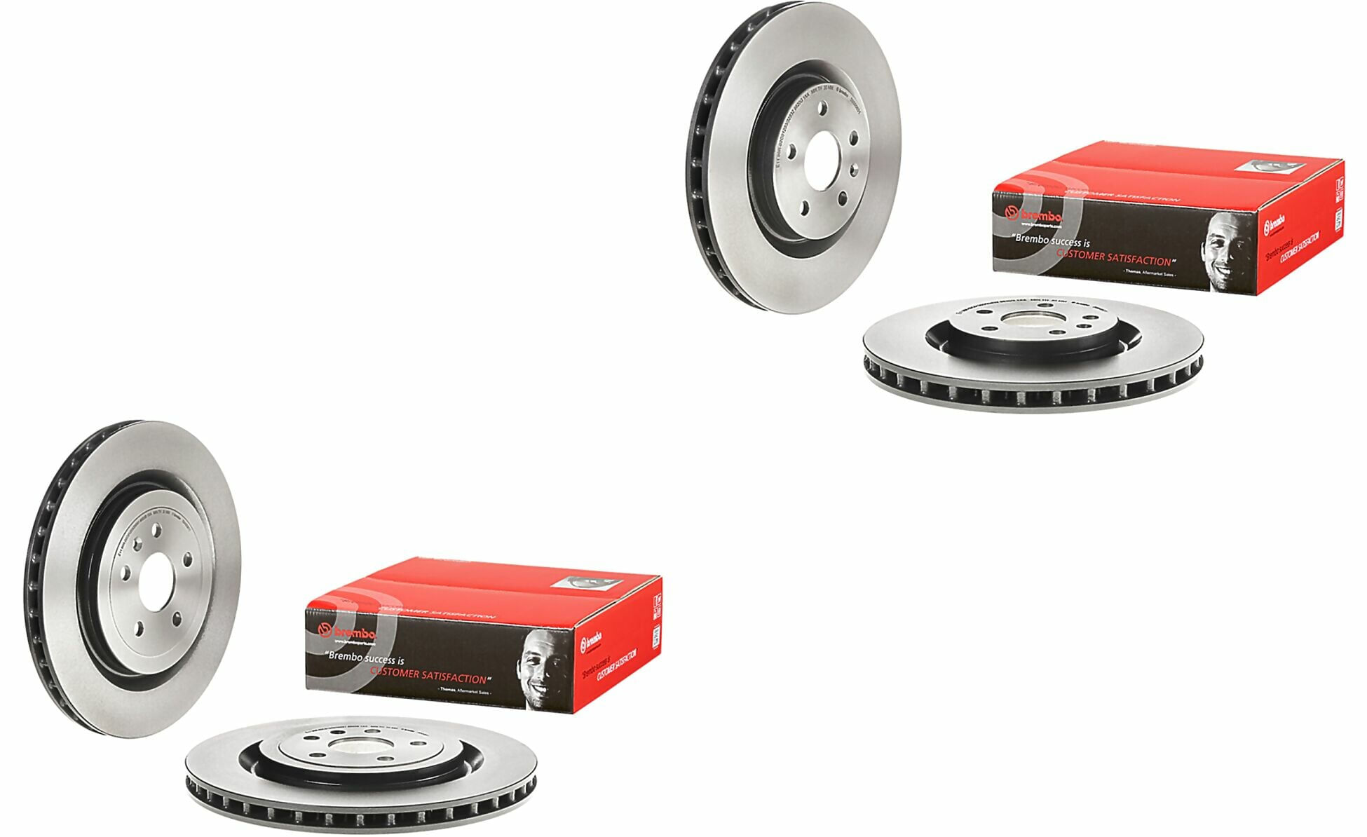 Kit De 4 Discos Ventilados