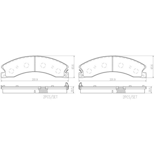 brembo-balatas-bajos-metales-traseras-chevrolet-serie-c-2000-c35-0