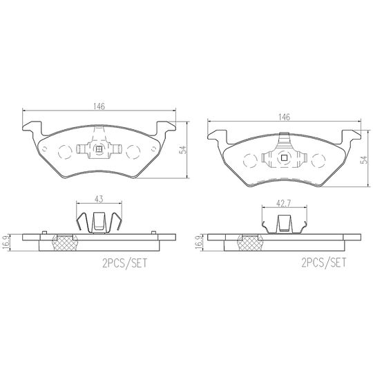 brembo-balatas-bajos-metales-delanteras-volkswagen-saveiro-2012-2020-saveiro-0