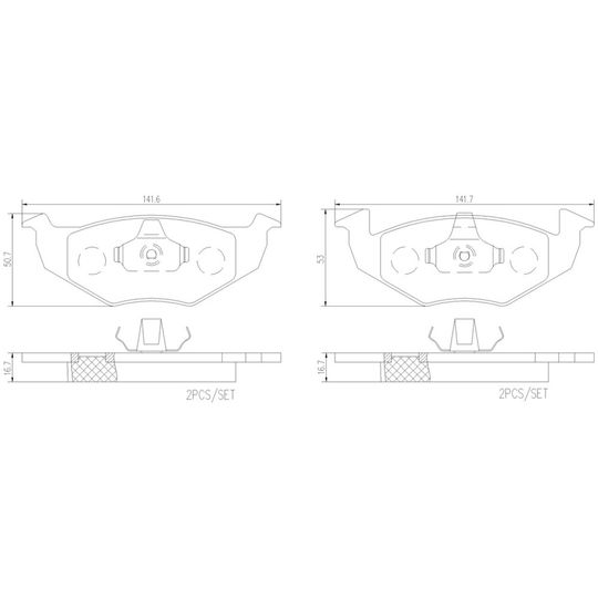 brembo-balatas-bajos-metales-delanteras-volkswagen-saveiro-2010-2011-saveiro-0