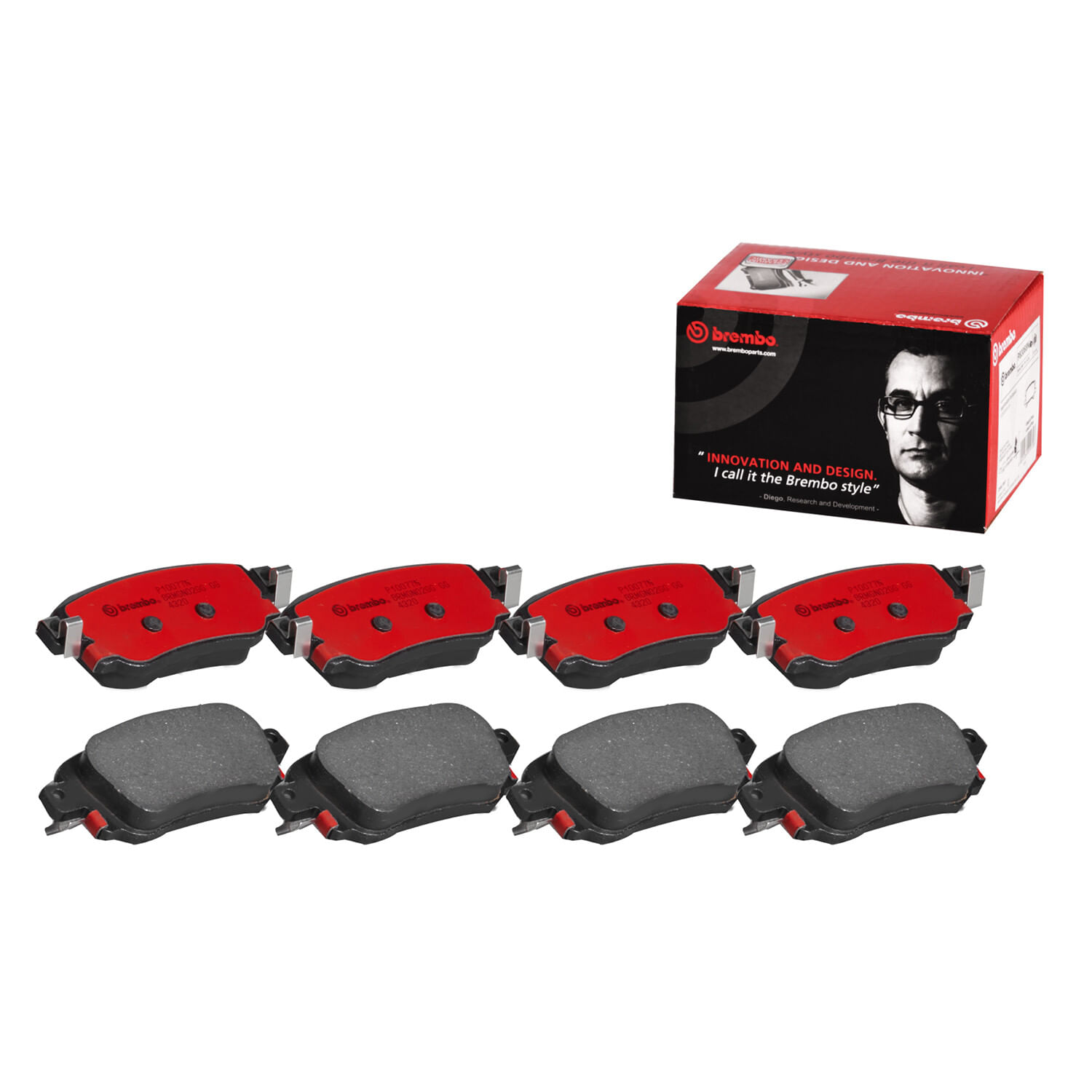 Balatas Cerámicas Traseras