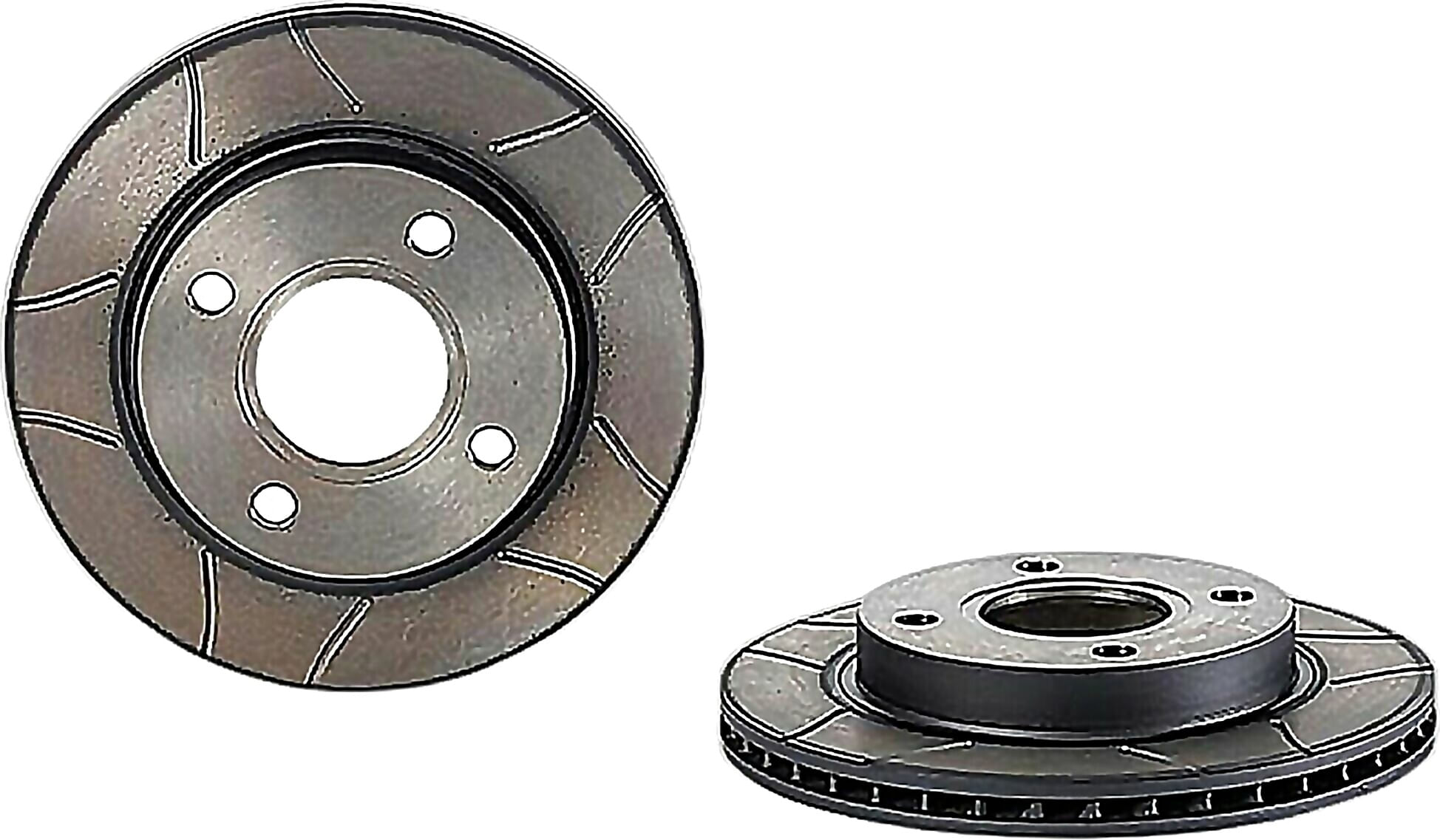 Par De Discos Ranurados Delanteros