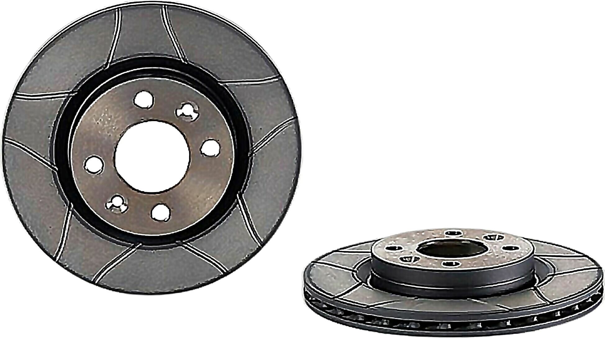 Par De Discos Ranurados Delanteros