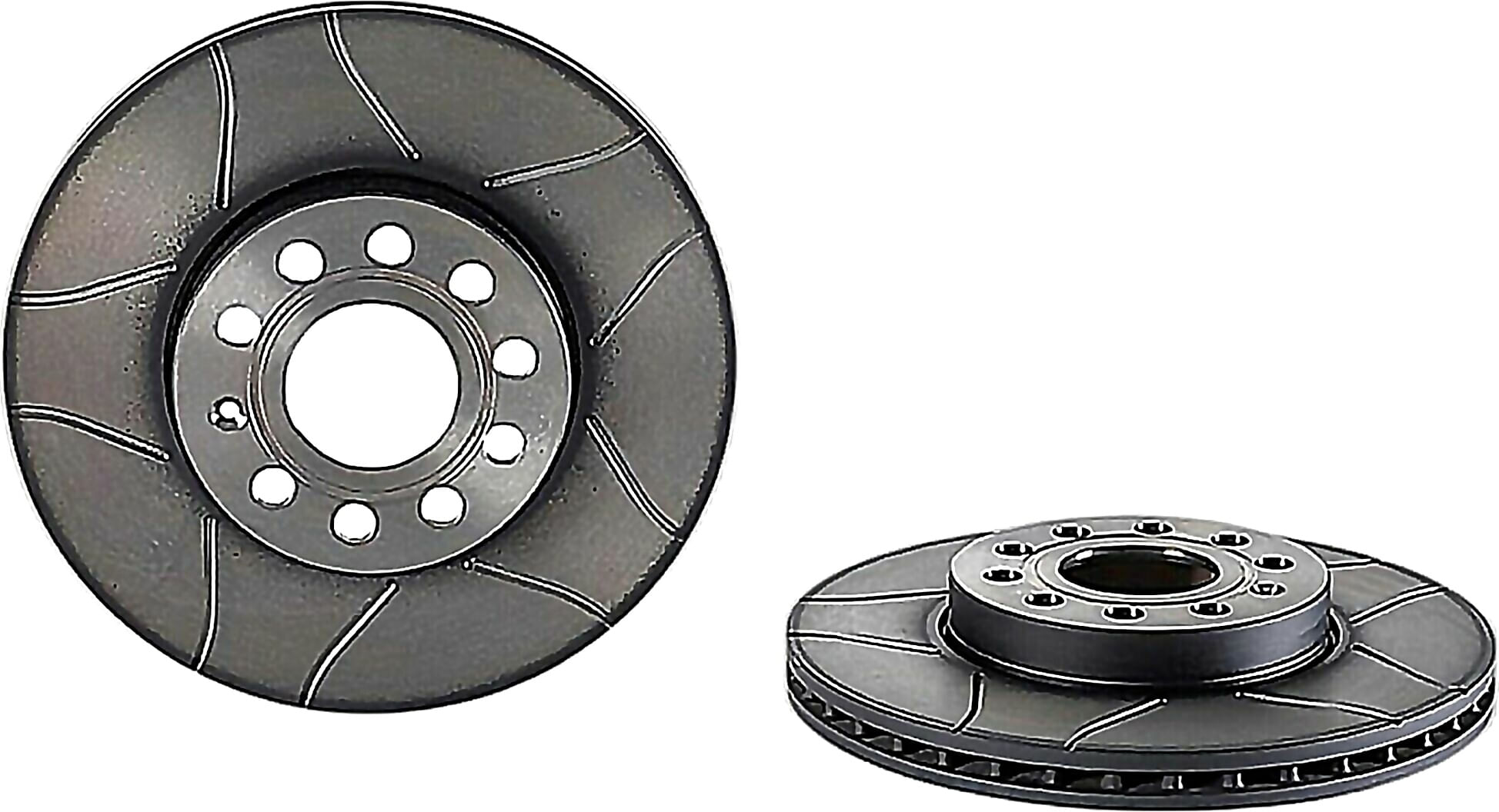 Par De Discos Ranurados Delanteros