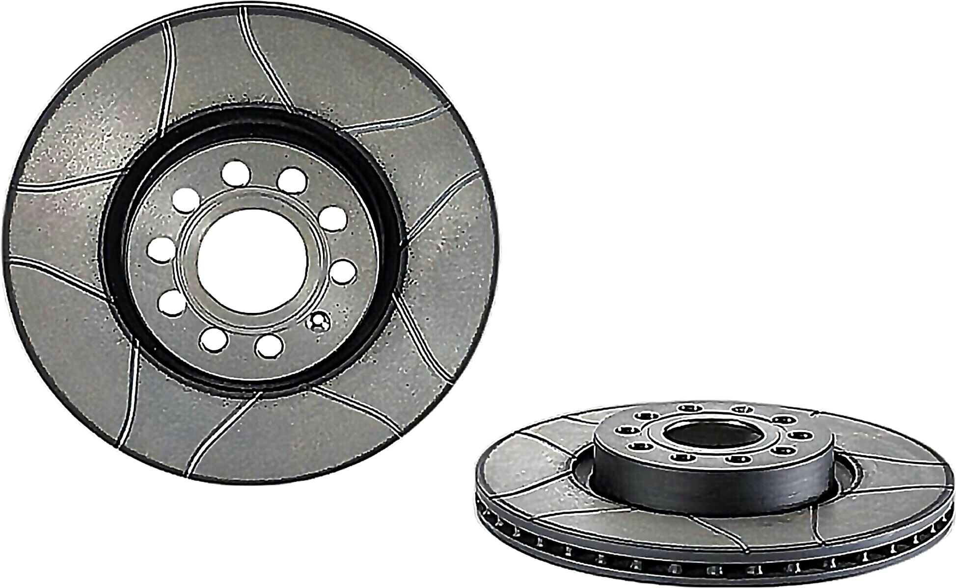 Par De Discos Ranurados Delanteros